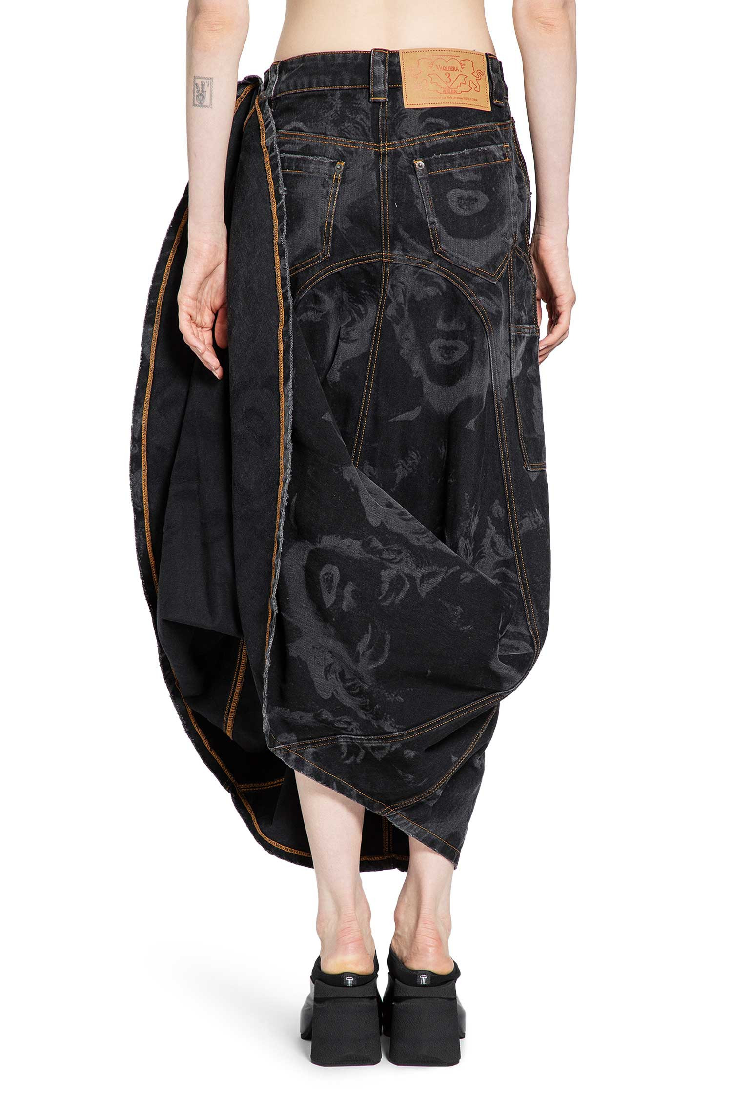 Denim Prom Skirt - 3