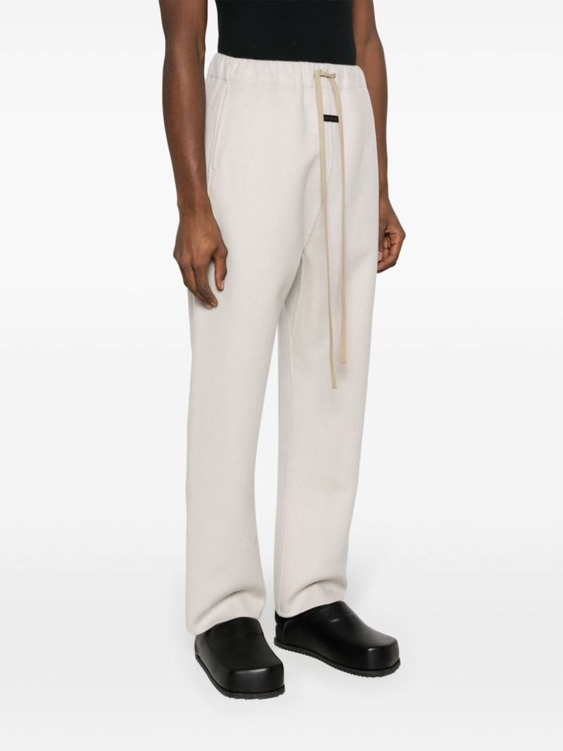 logo-appliquÃ© straight leg pants 4