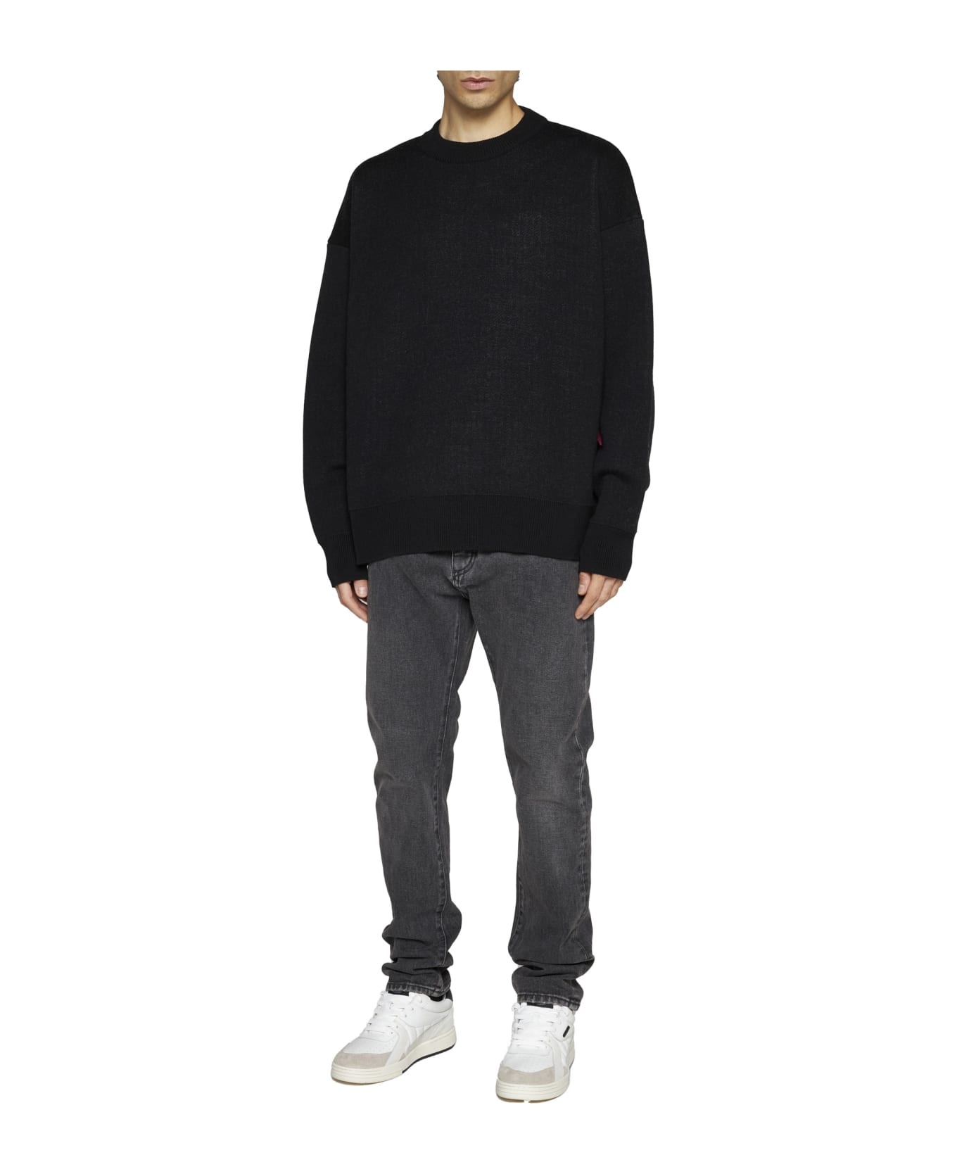 Intarsia Palm Sweater - 3
