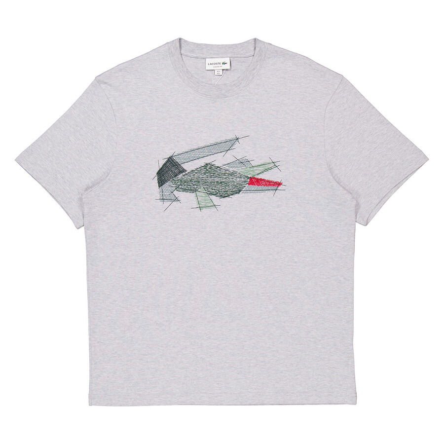 Lacoste Crocodile Graphic Cotton T-Shirt - 1