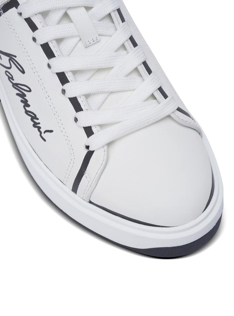 B-Court printed calfskin trainers 6