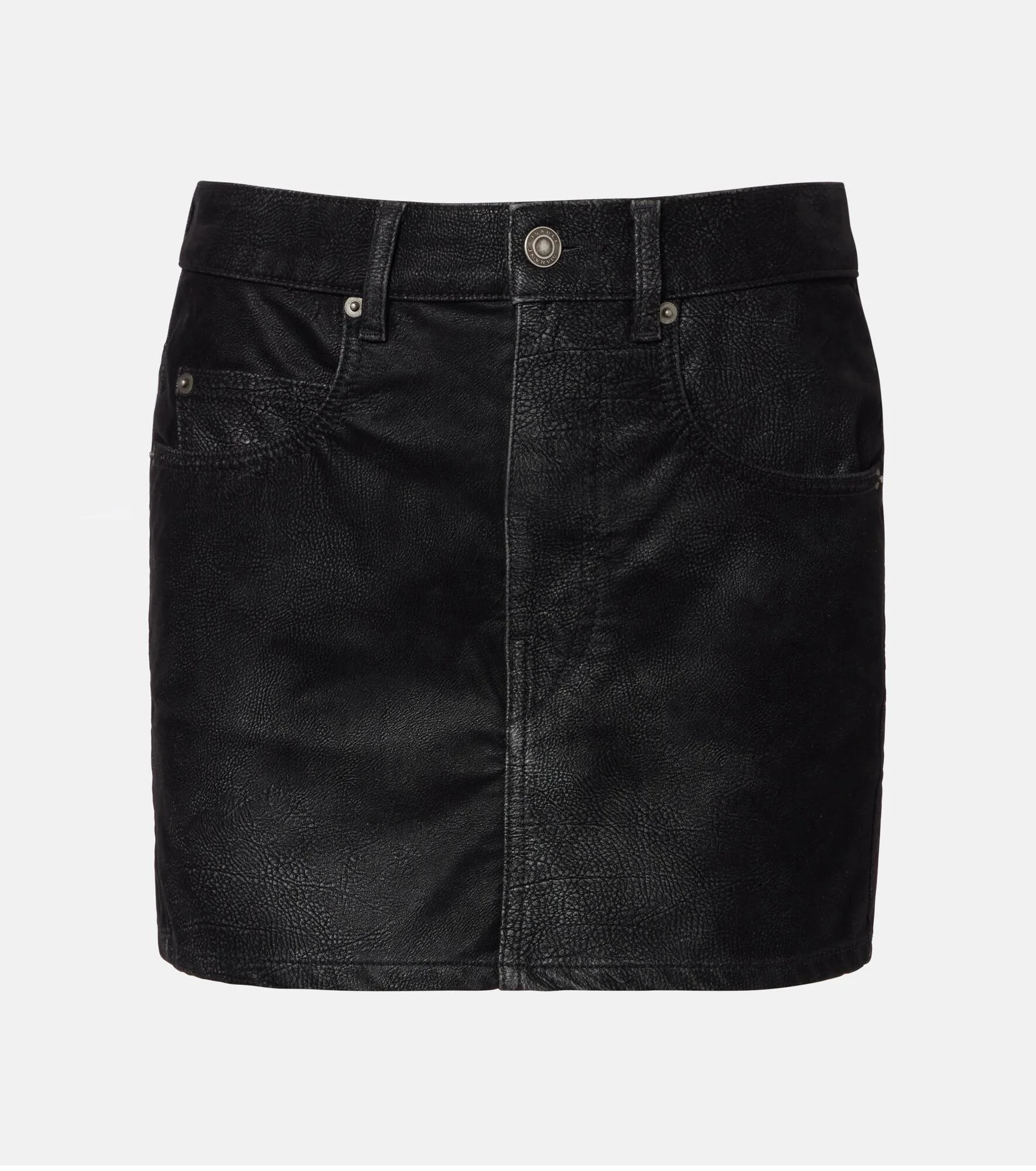 Kimmy faux leather miniskirt - 1