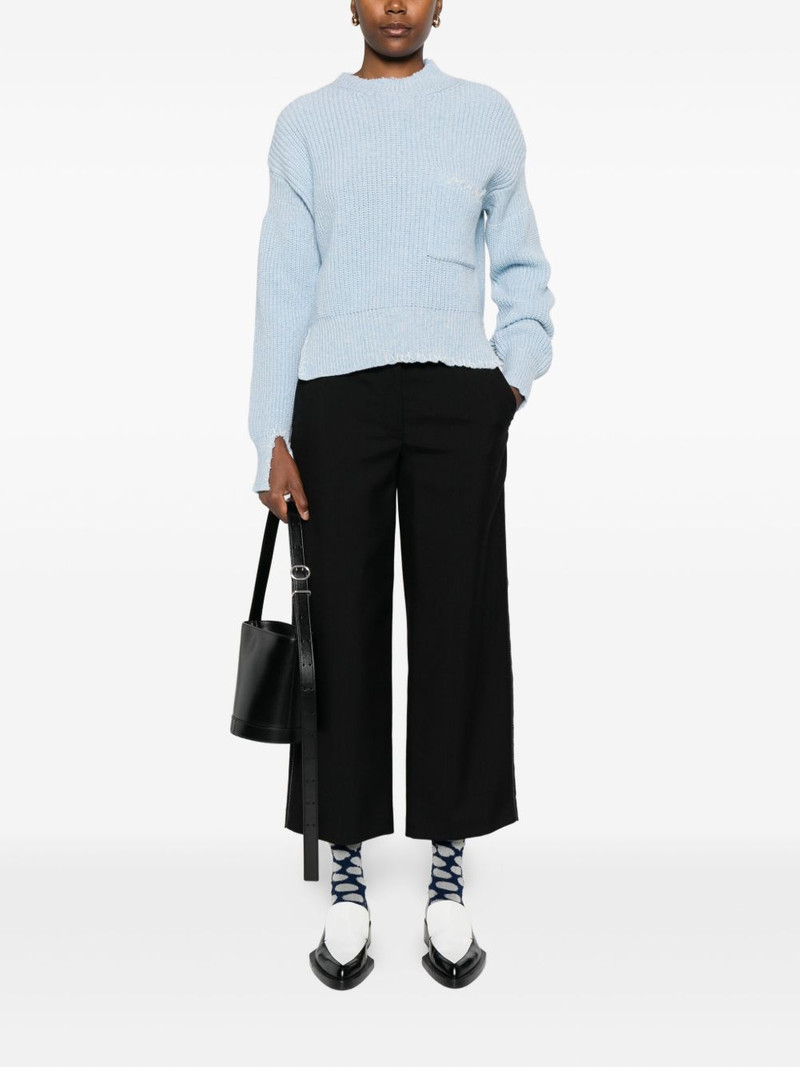Marni Hosen side-stripe cropped trousers outlook