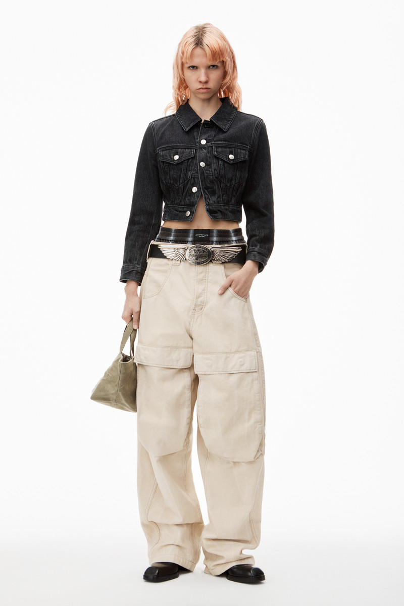 Alexander Wang Shrunken Trucker Jacket outlook