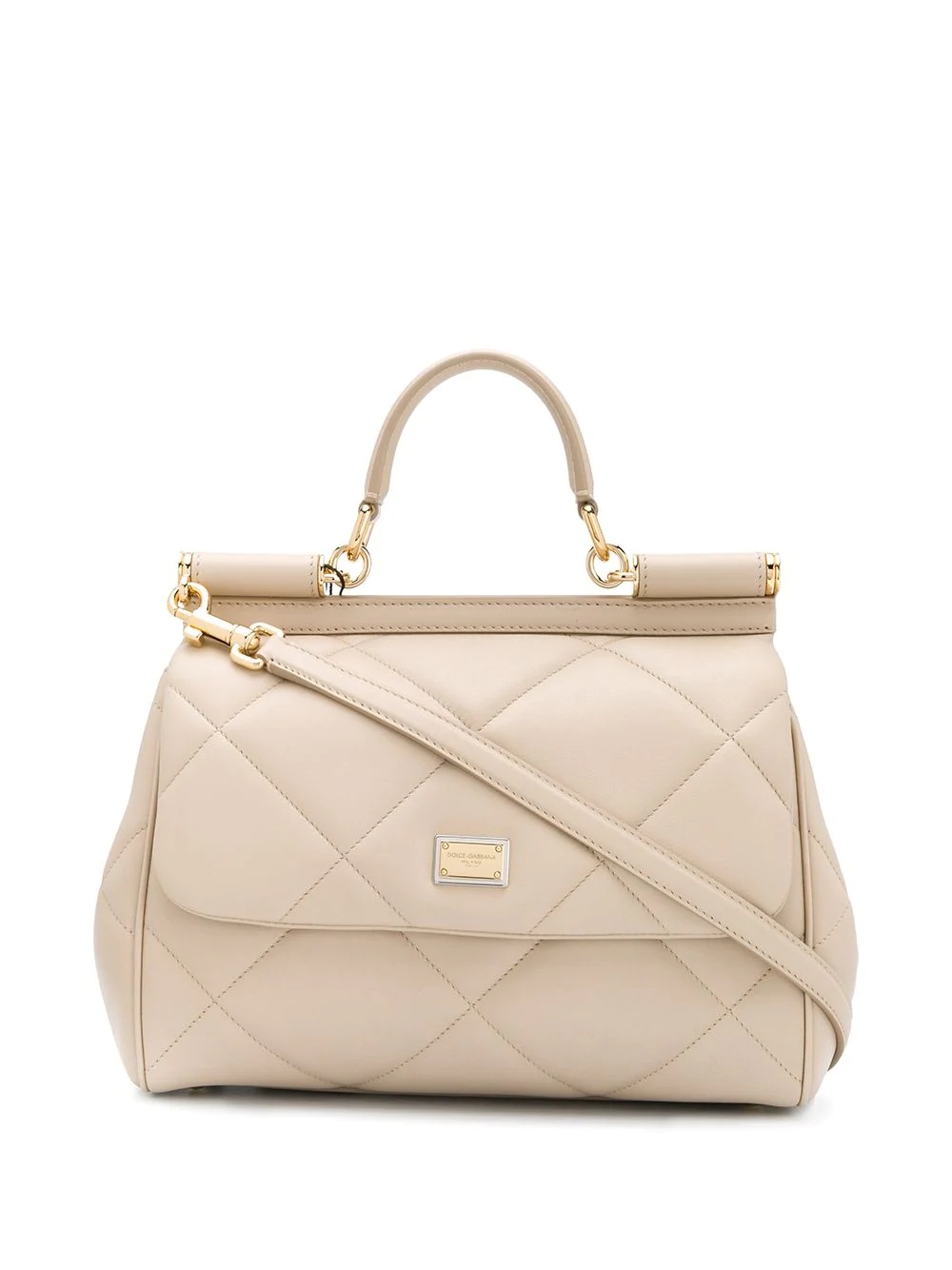 medium quilted Sicily tote - 1