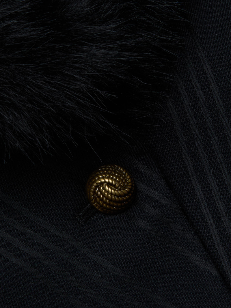 Kaisley Faux Fur Collar Blazer 8