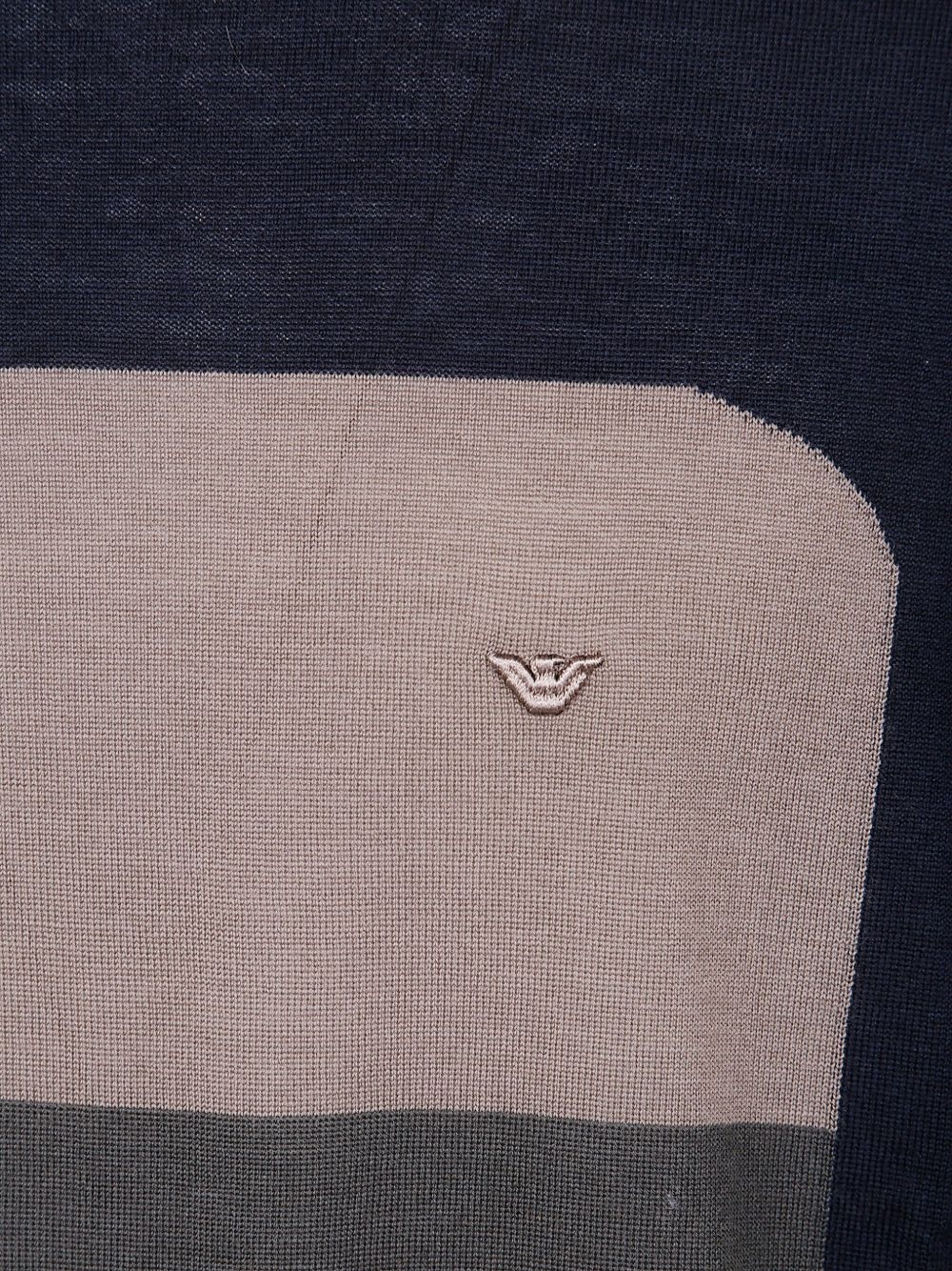 block-panel wool sweater - 3