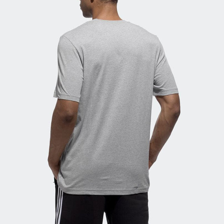 Men's adidas originals Adicolor Essentials Solid Color Casual Round Neck Short Sleeve Gray T-Shirt G - 3