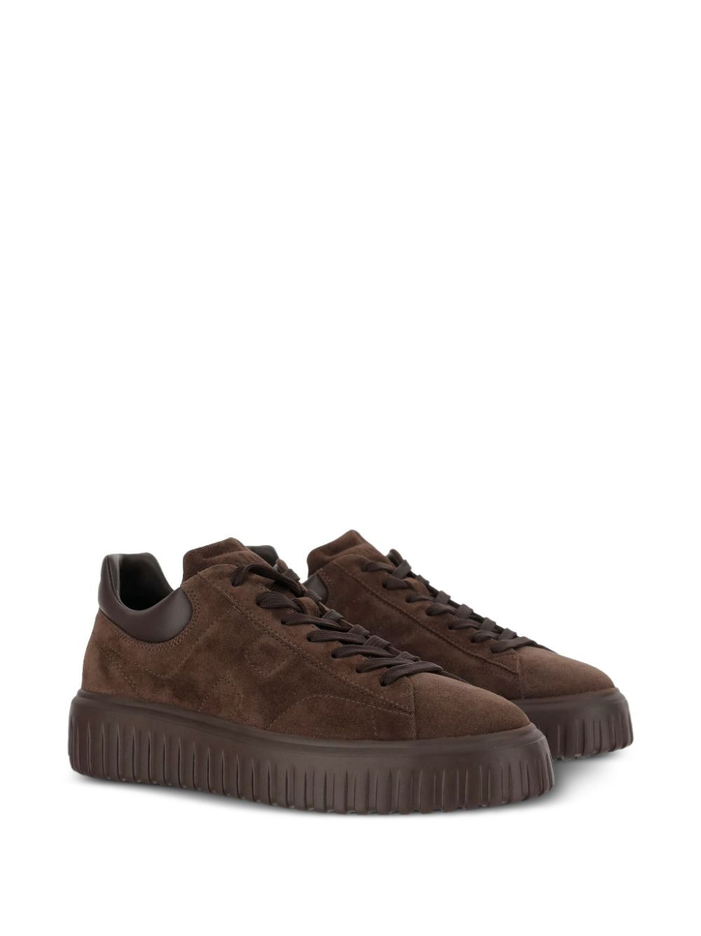 platform lace-up sneakers - 2
