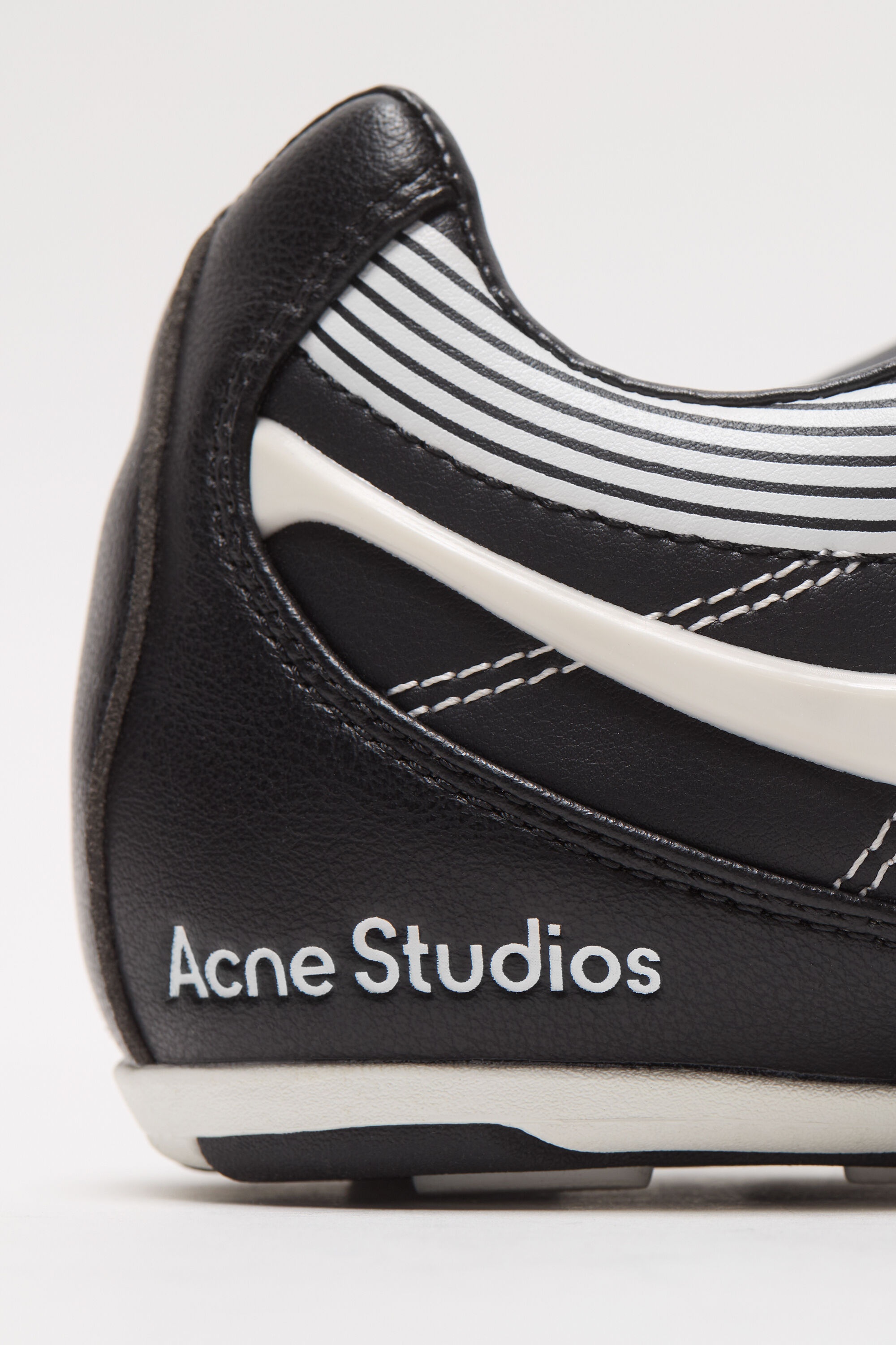 Lace-up sneakers - Acne Studios x Kappa - Black/white - 5