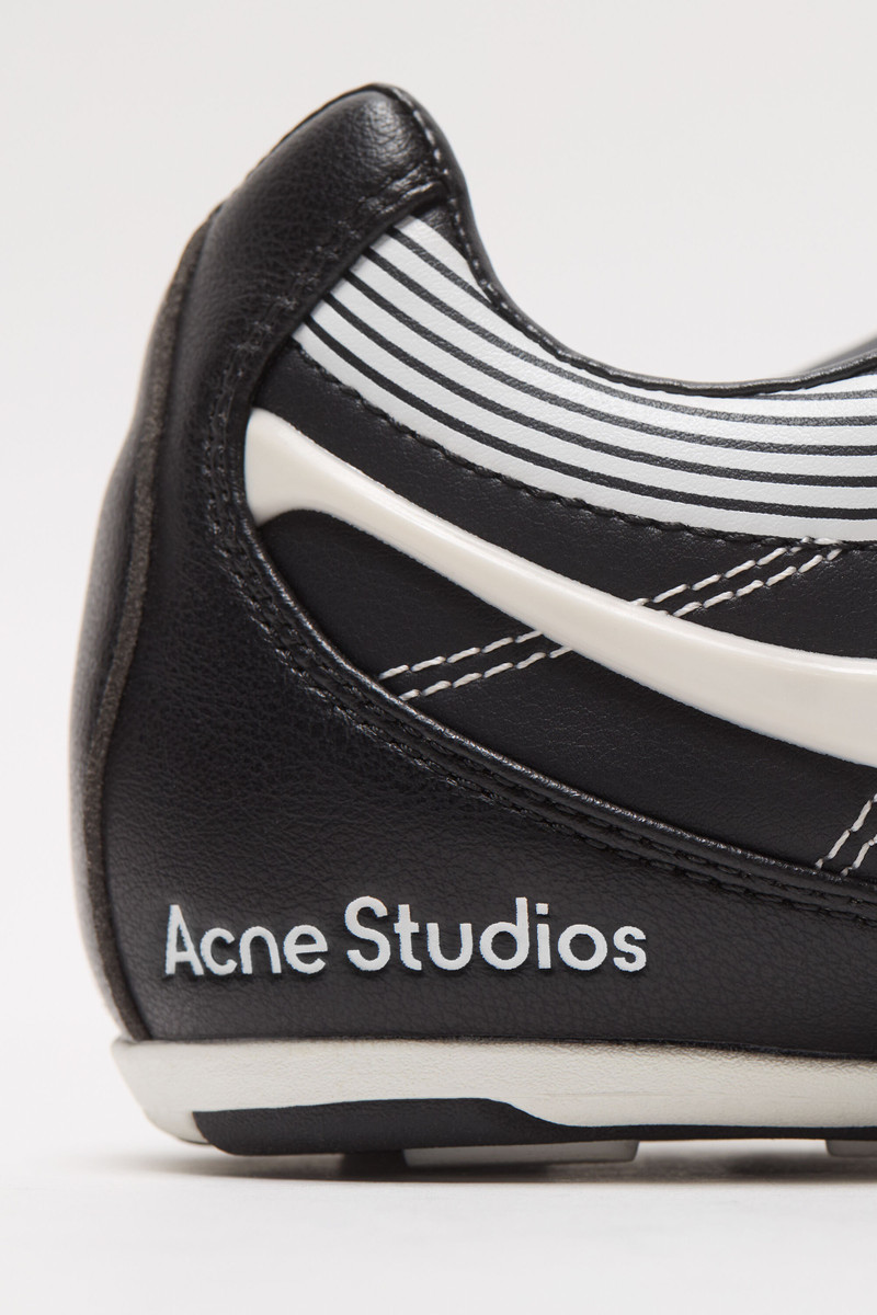 Lace-up sneakers - Acne Studios x Kappa - Black/white 5