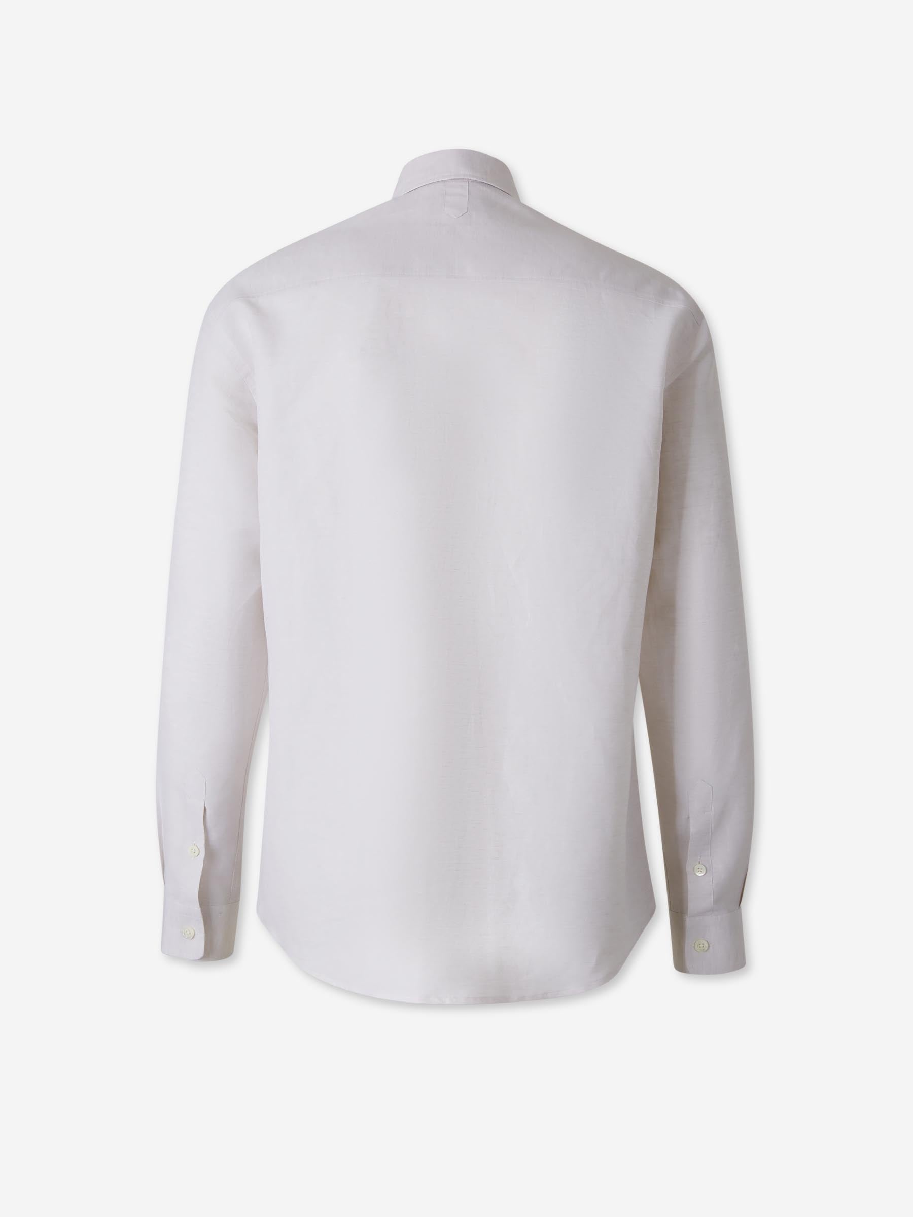 EMBROIDERED LINEN SHIRT - 2