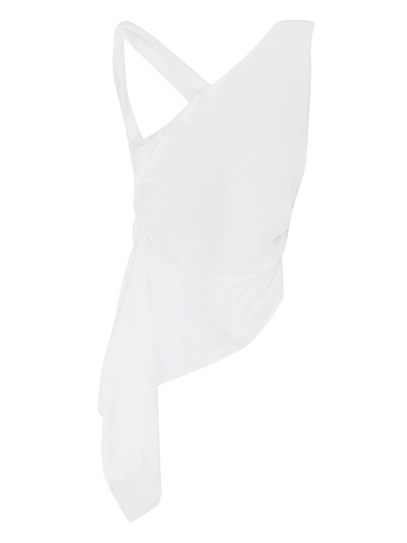 asymmetrical draped blouse 1