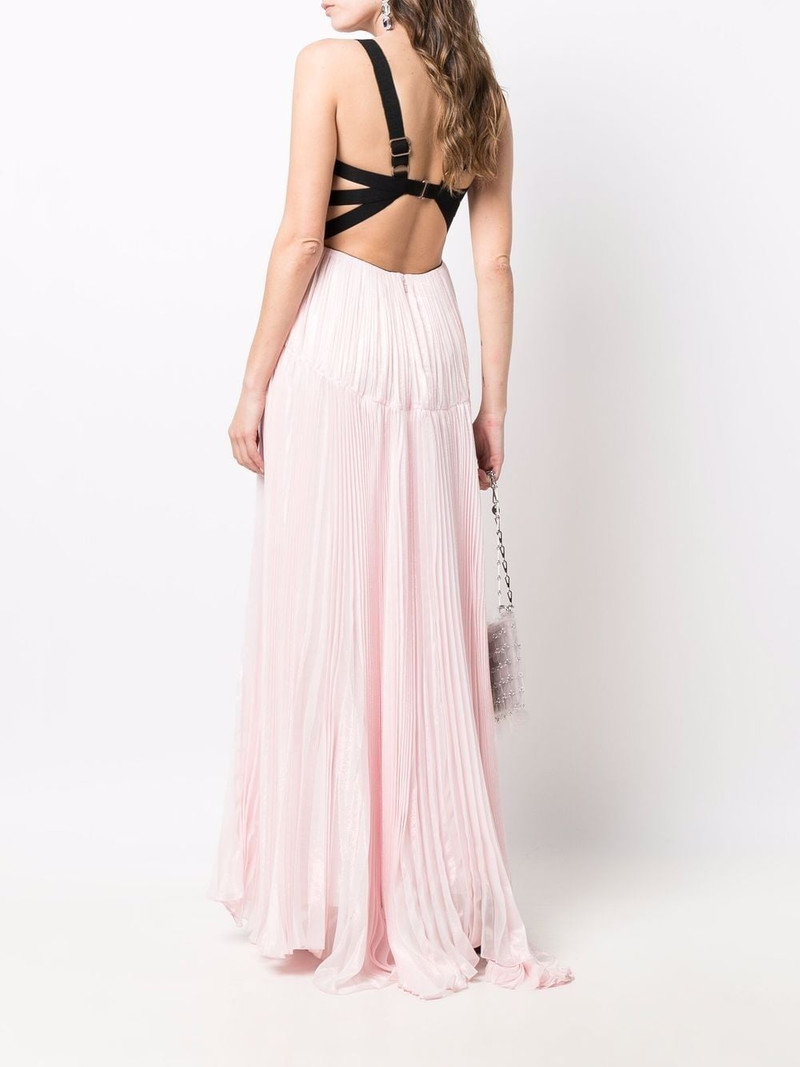 MARIA LUCIA HOHAN V-neck sleeveless dress outlook