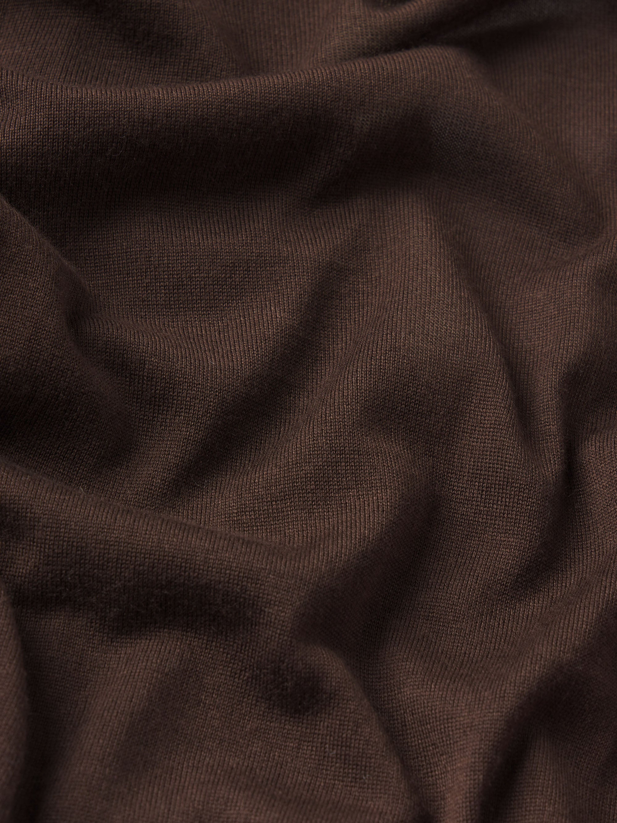 The Two Tone Polo in Coffee Multi - 7