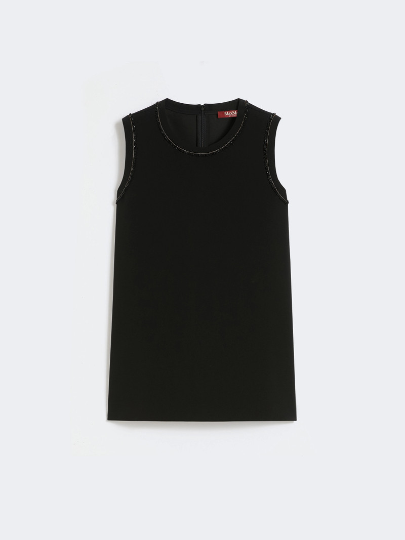 ZAINO Cady crew neck blouse - BLACK 1