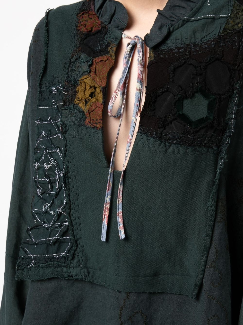 long-sleeve cotton tunic - 5