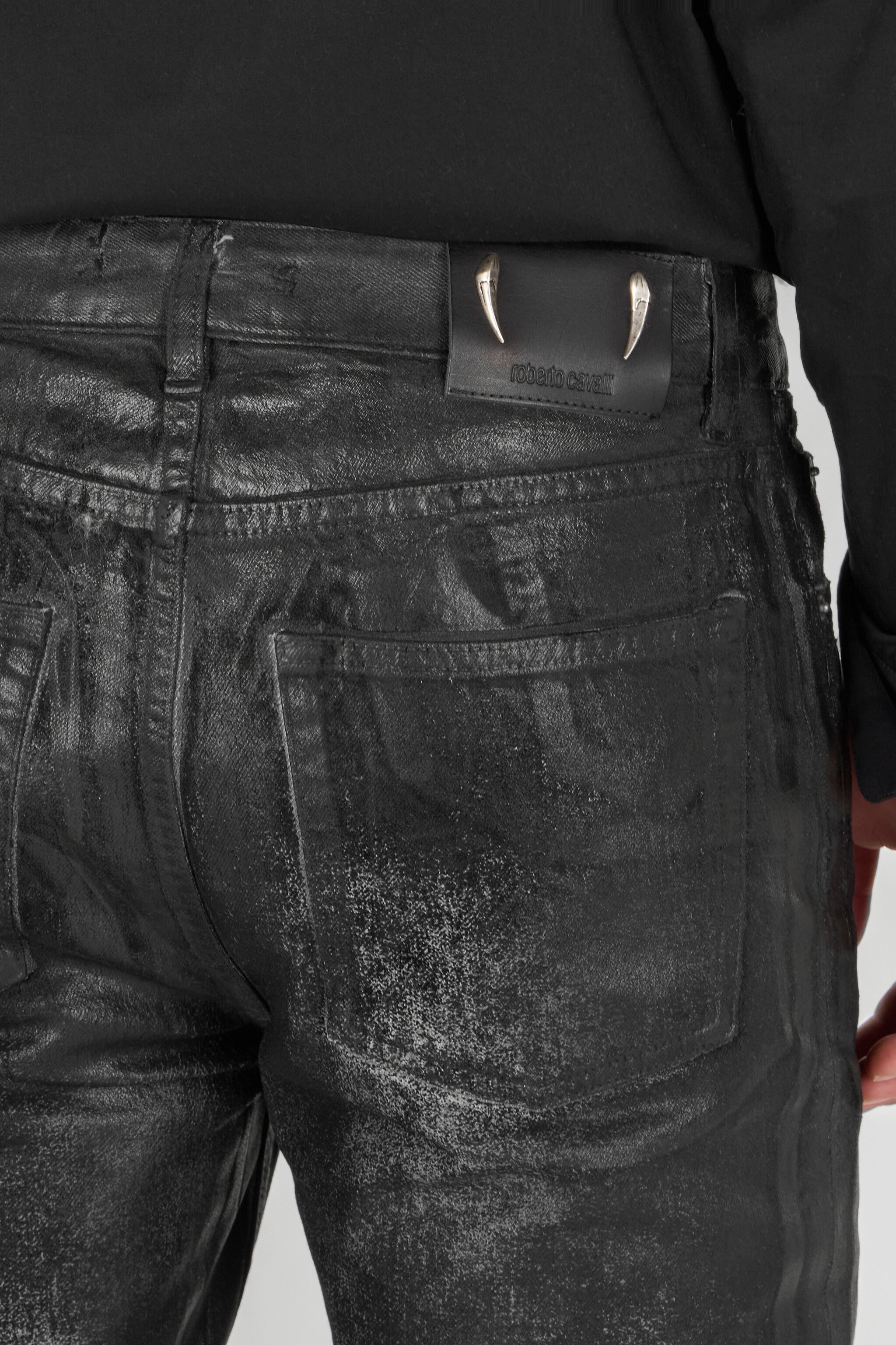 Used-effect pants - 7
