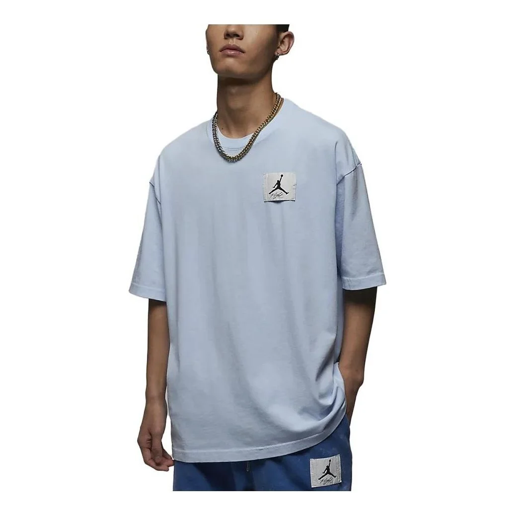 Air Jordan Top Short-sleeved 'Blue' DZ0605-411 - 1