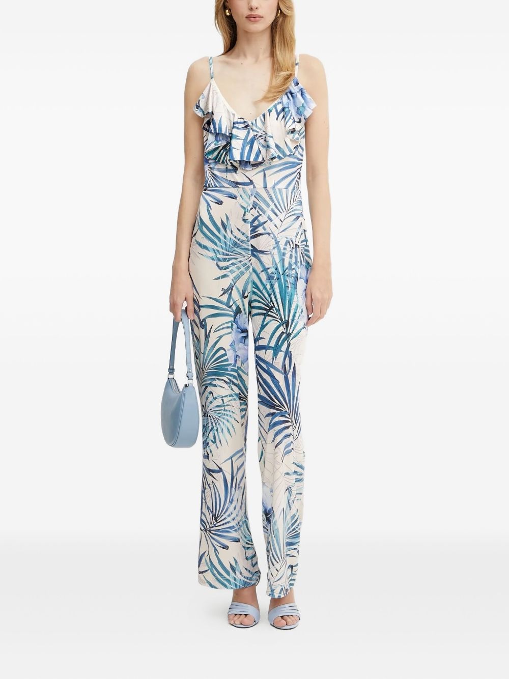floral-print jumpsuit - 3