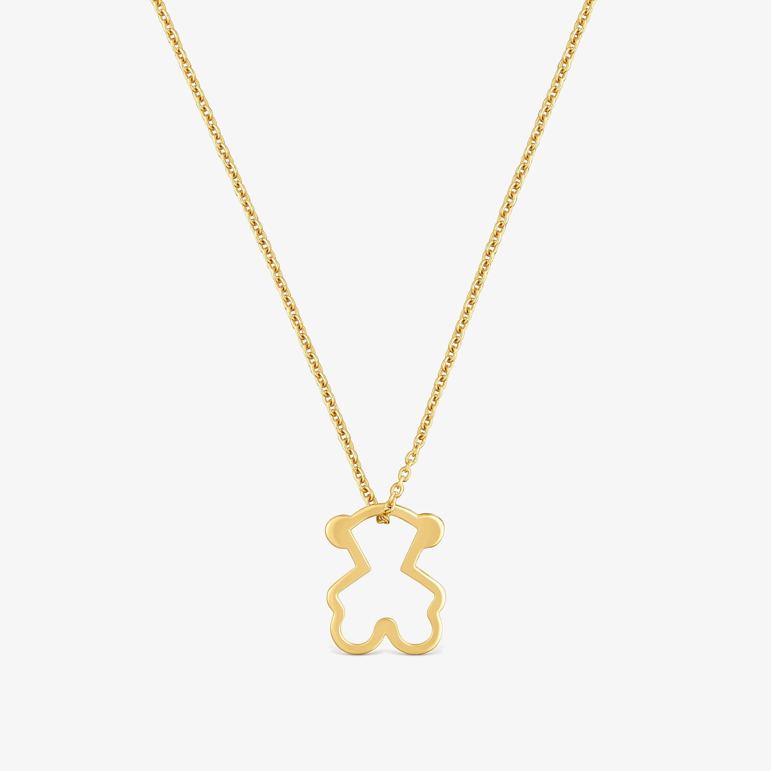 9kt gold Bear necklace TOUS Kaos - 1