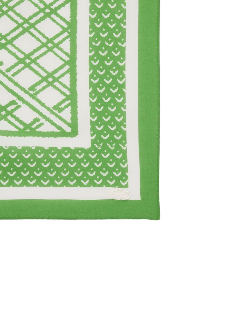 tennis patterned scarf 3