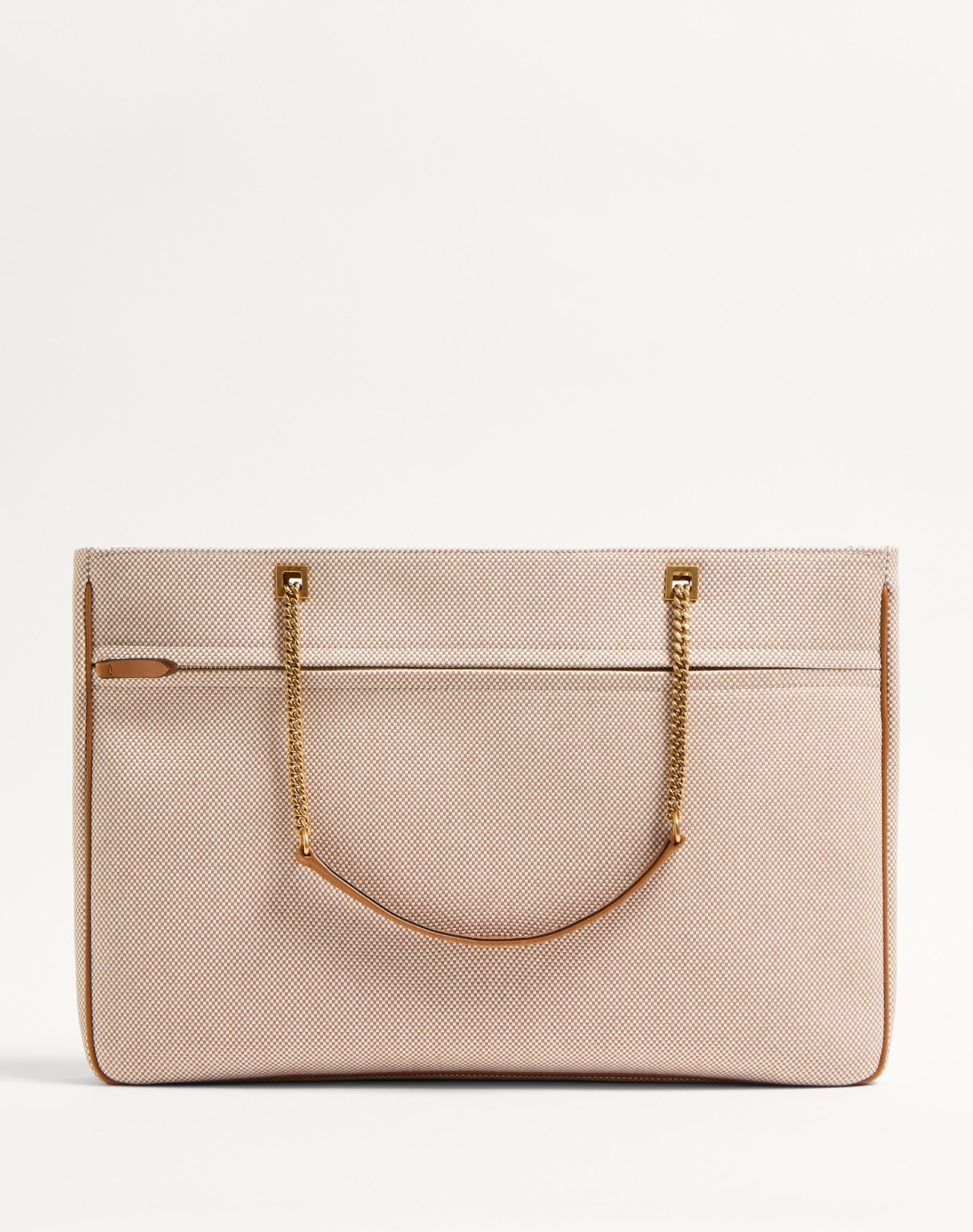 VALENTINO GARAVANI VIVA SUPERSTAR LARGE CANVAS SHOPPING BAG - 5