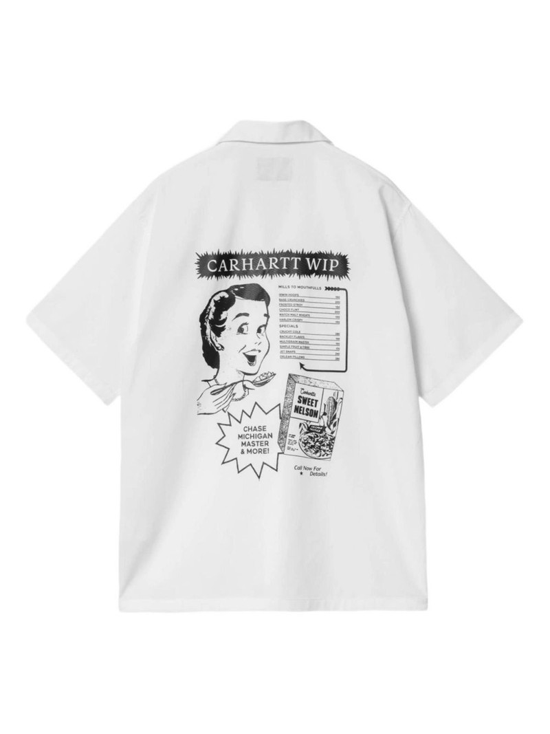 Carhartt graphic-print cotton shirt outlook