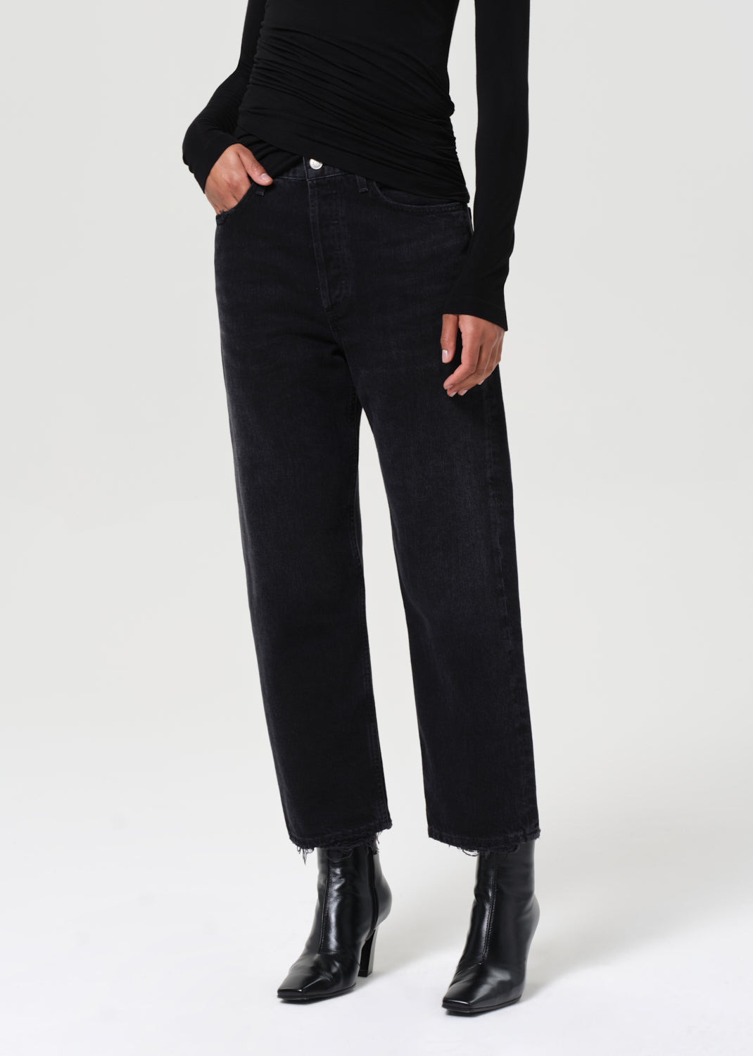 90'S CROP MID RISE STRAIGHT IN TAR - 5