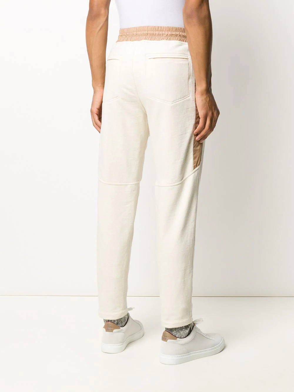 two-tone tailored track pants - 4