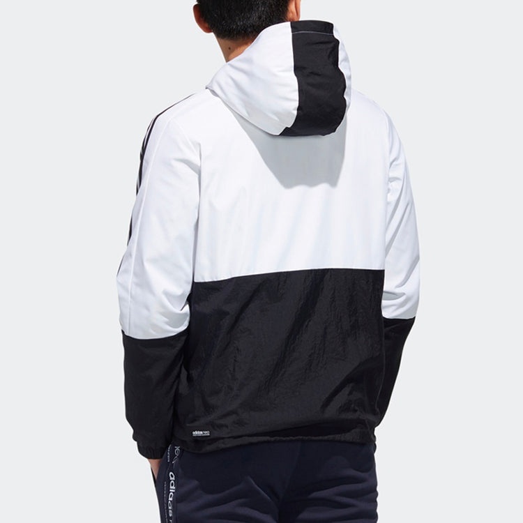 adidas neo Casual Sports hooded Jacket White GM2296 - 5