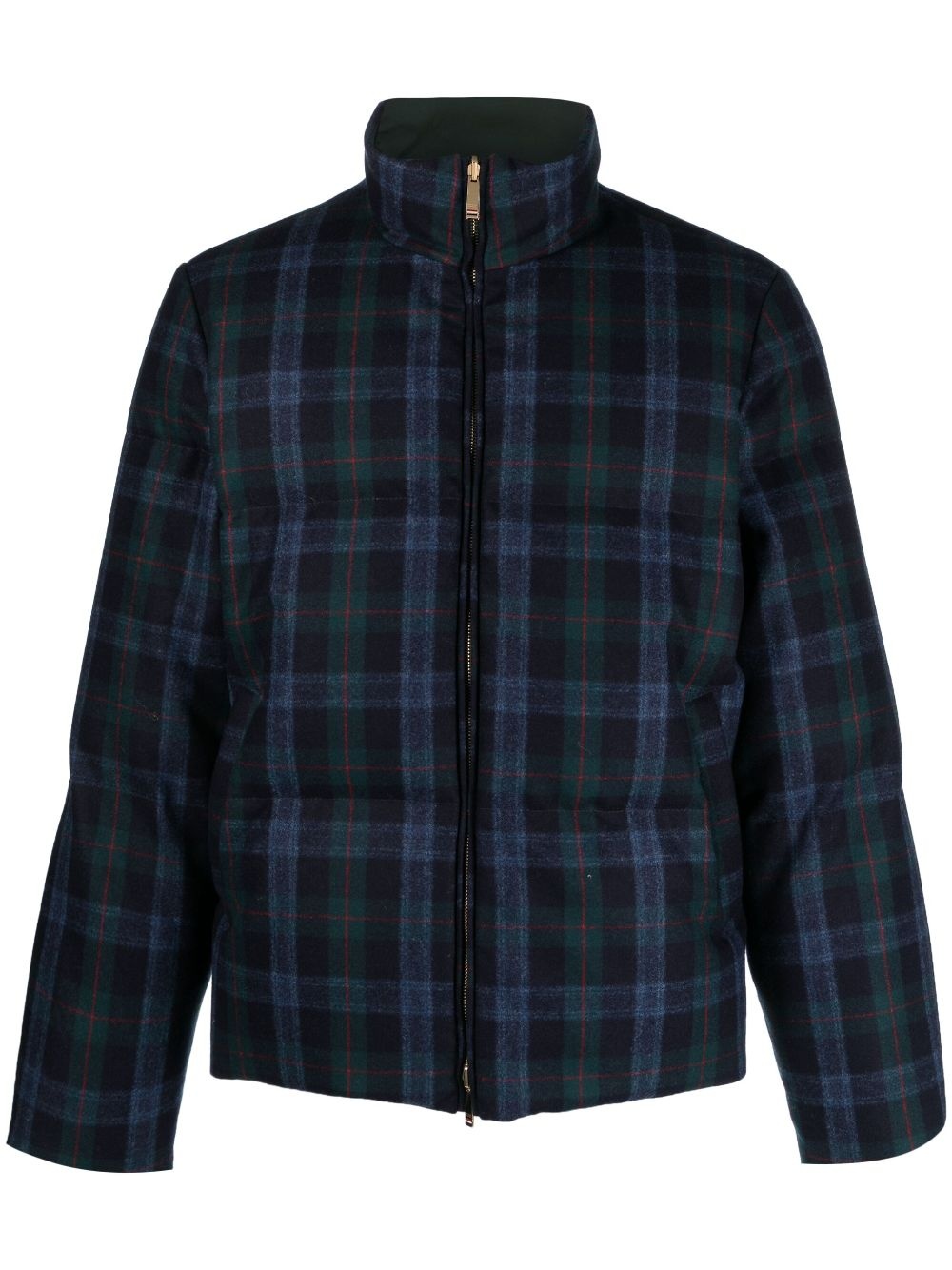 reversible zip-up puffer jacket - 1