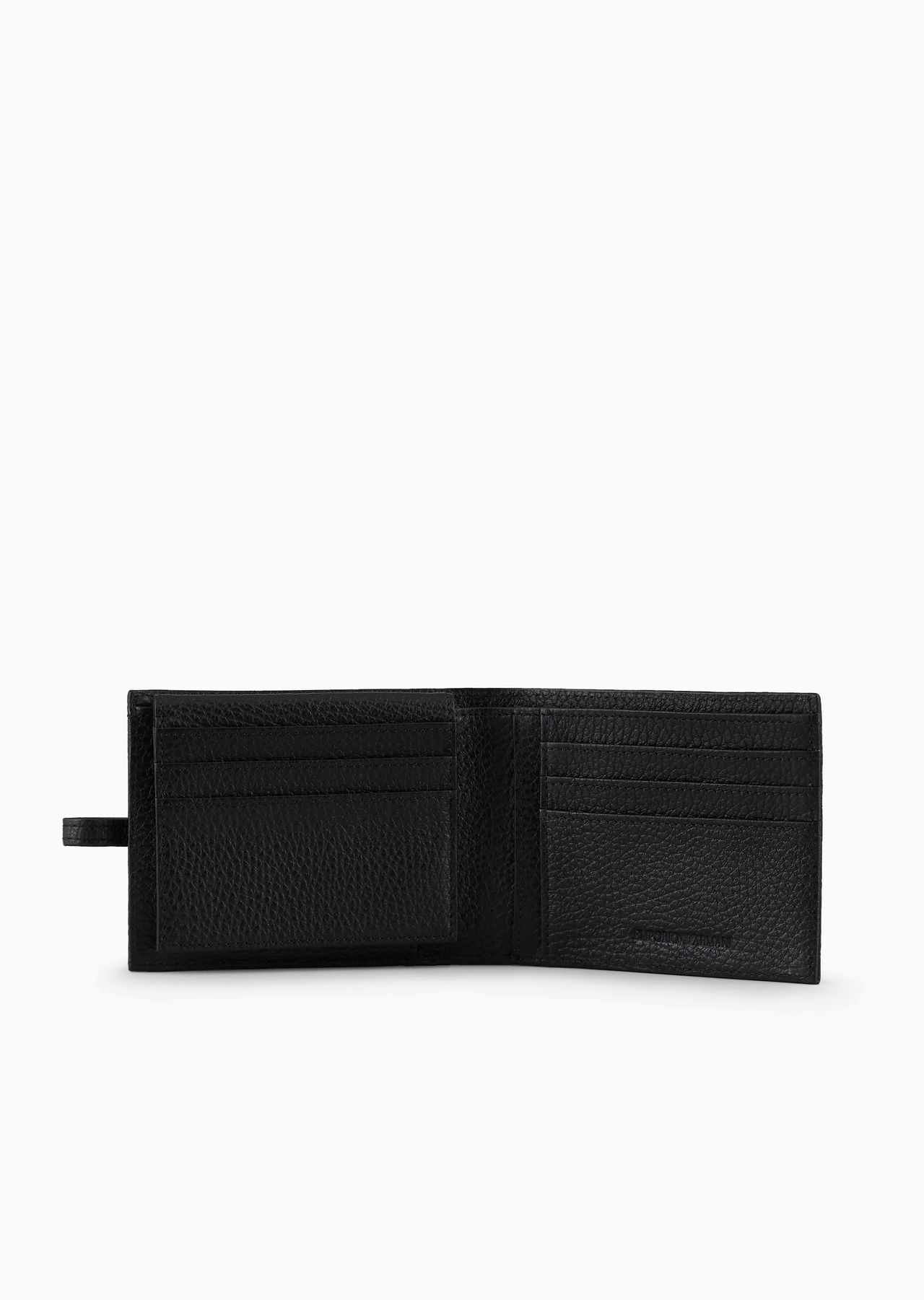 Tumbled leather wallet with removable card holder - 3