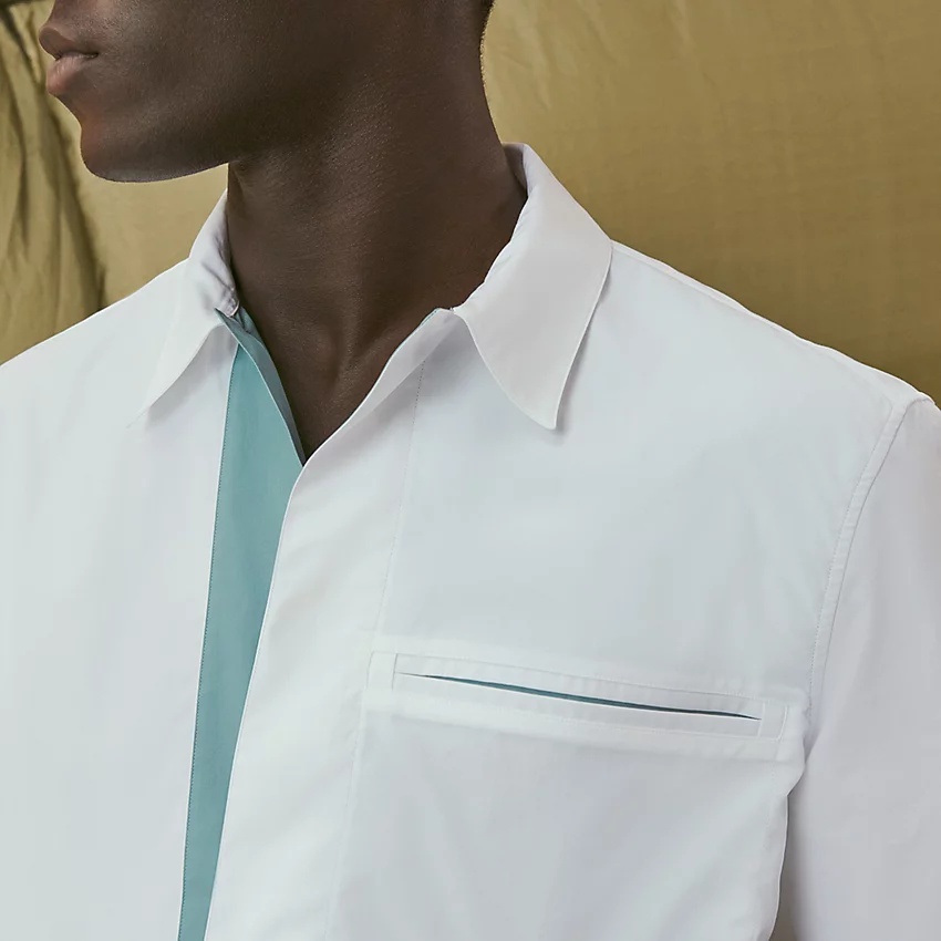 Polo shirt with contrasting collar - 3