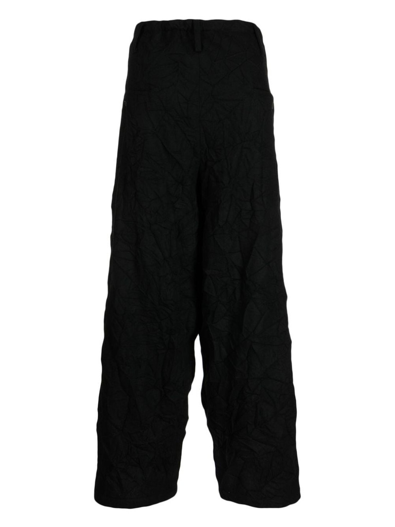 Yohji Yamamoto wool-blend trousers outlook