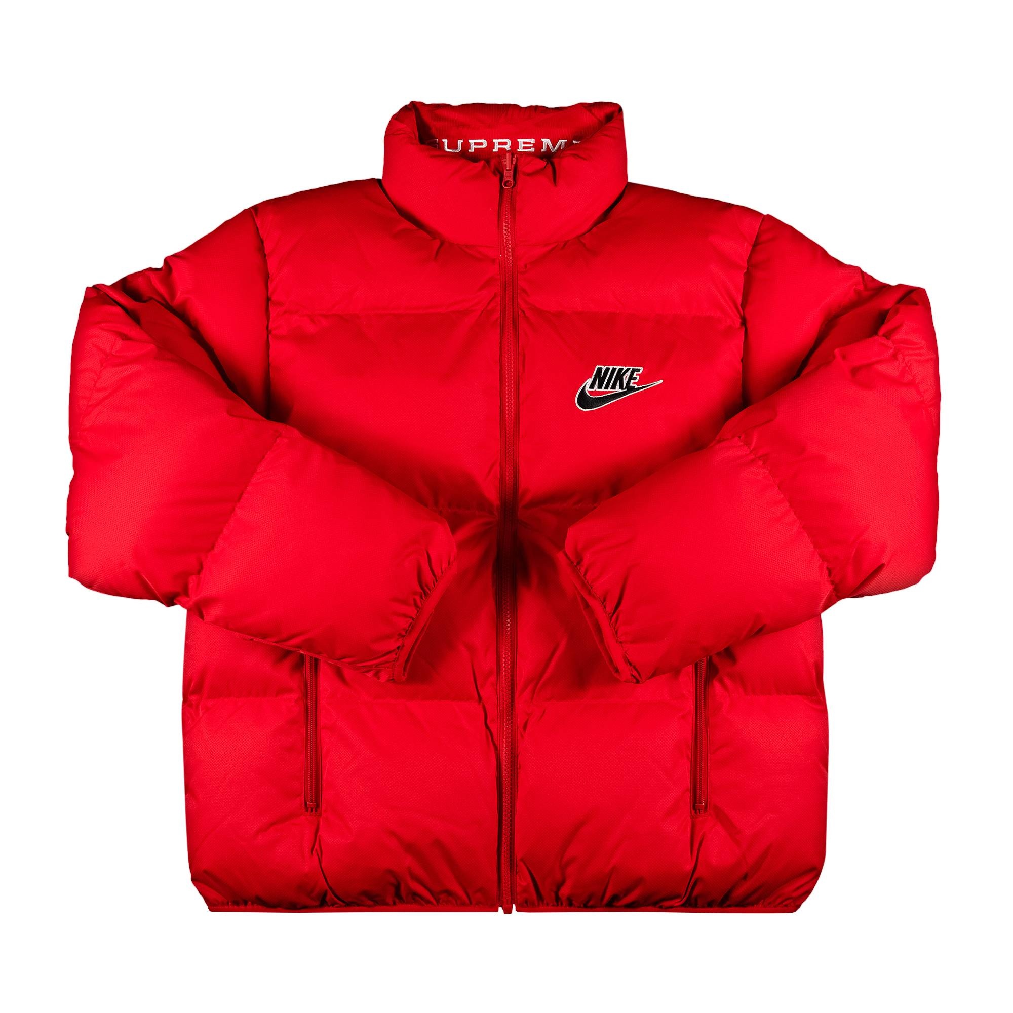 Supreme red puffer jacket online