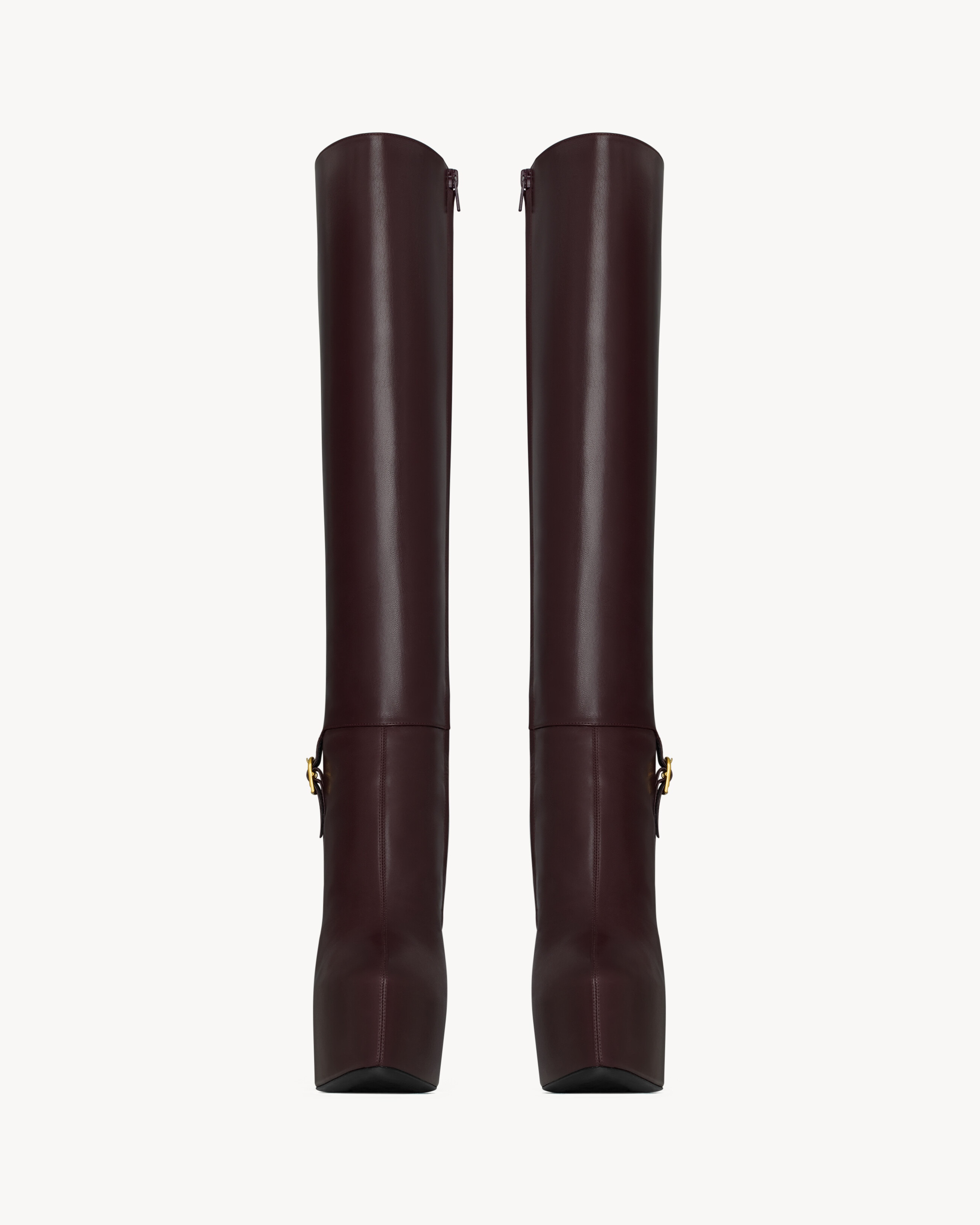 NICO PLATFORM BOOTS IN SMOOTH LEATHER - 3