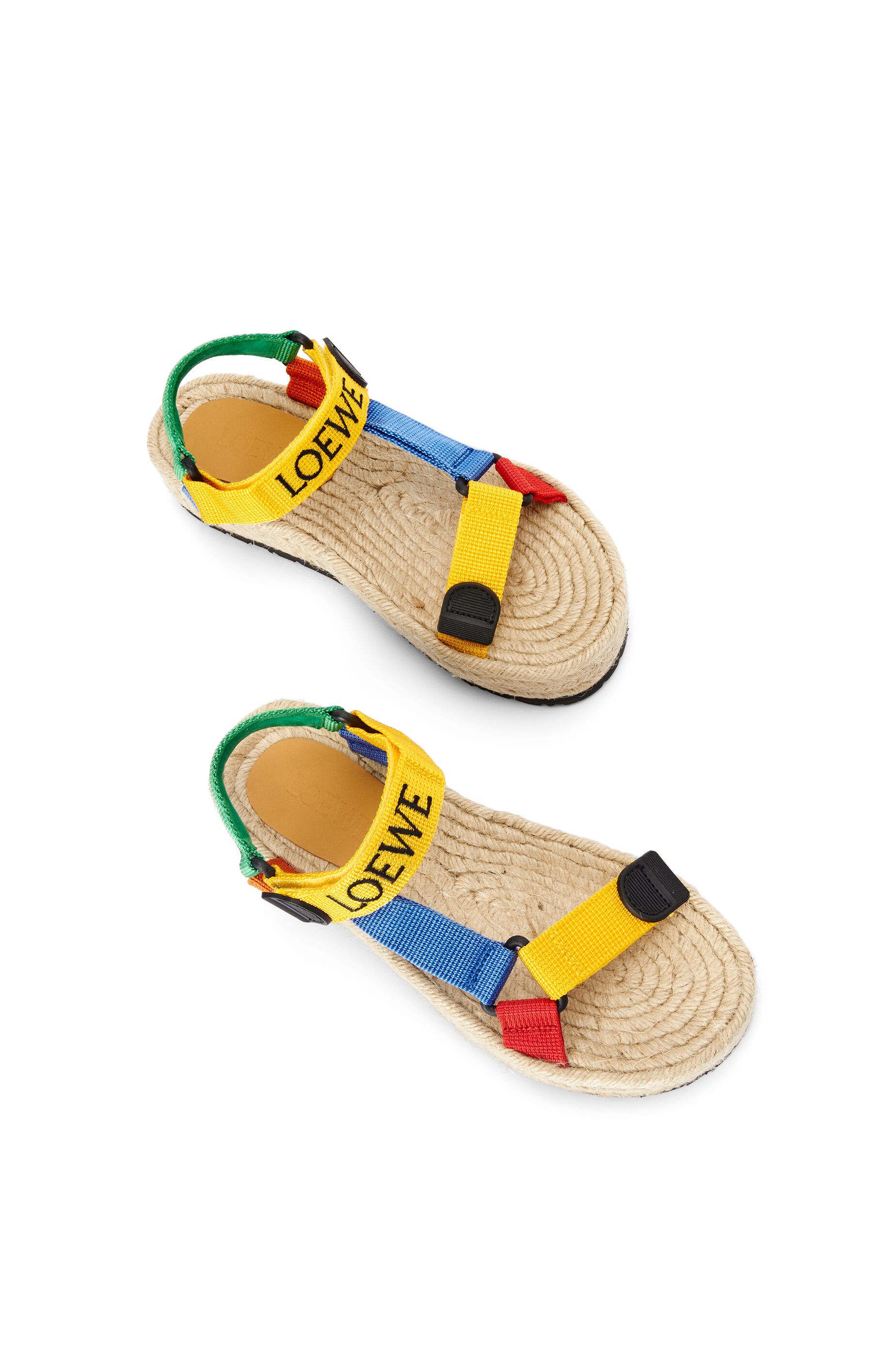 Strappy espadrille in nylon - 3