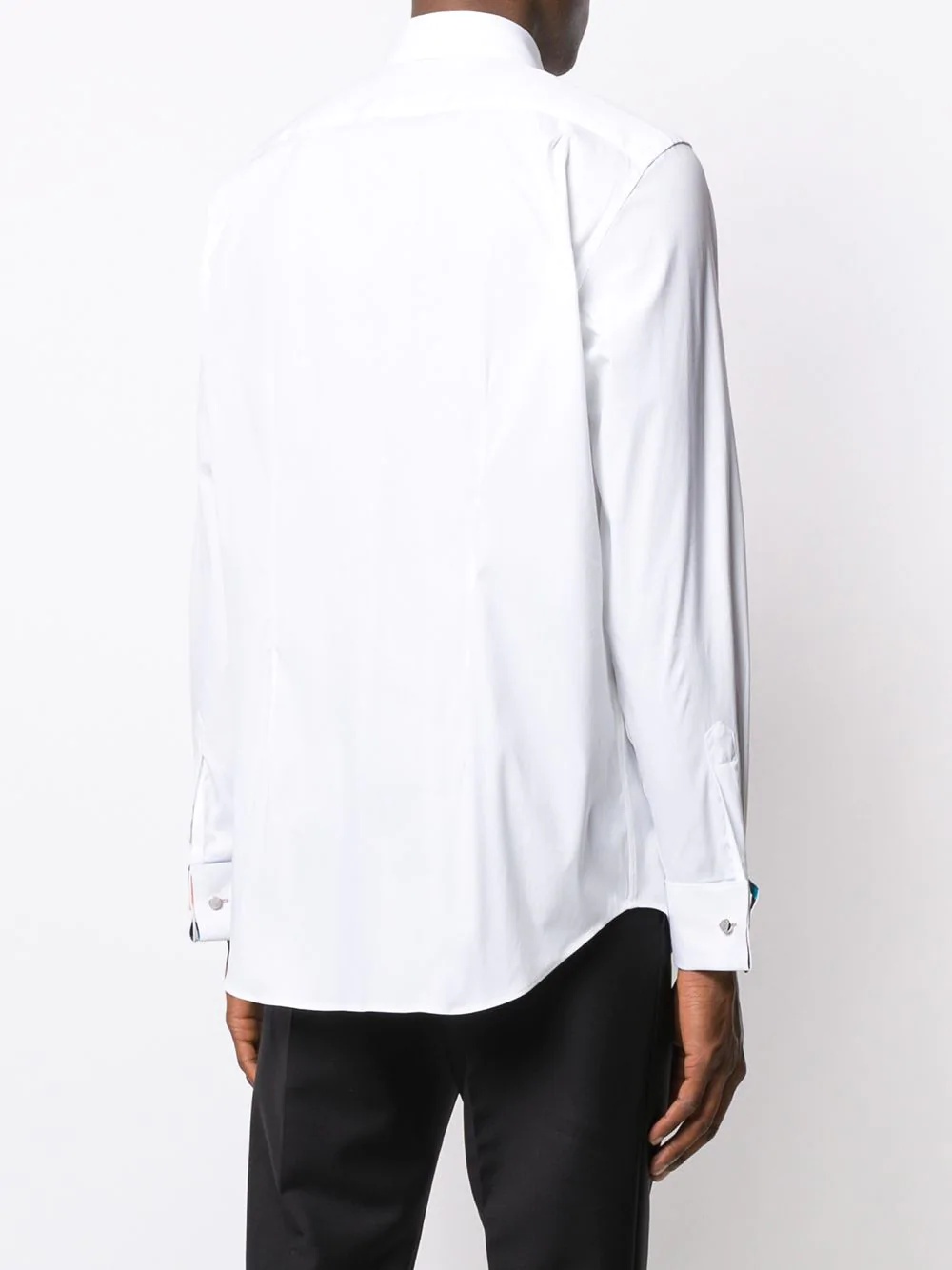 Artist Stripe cuff shirt - 4