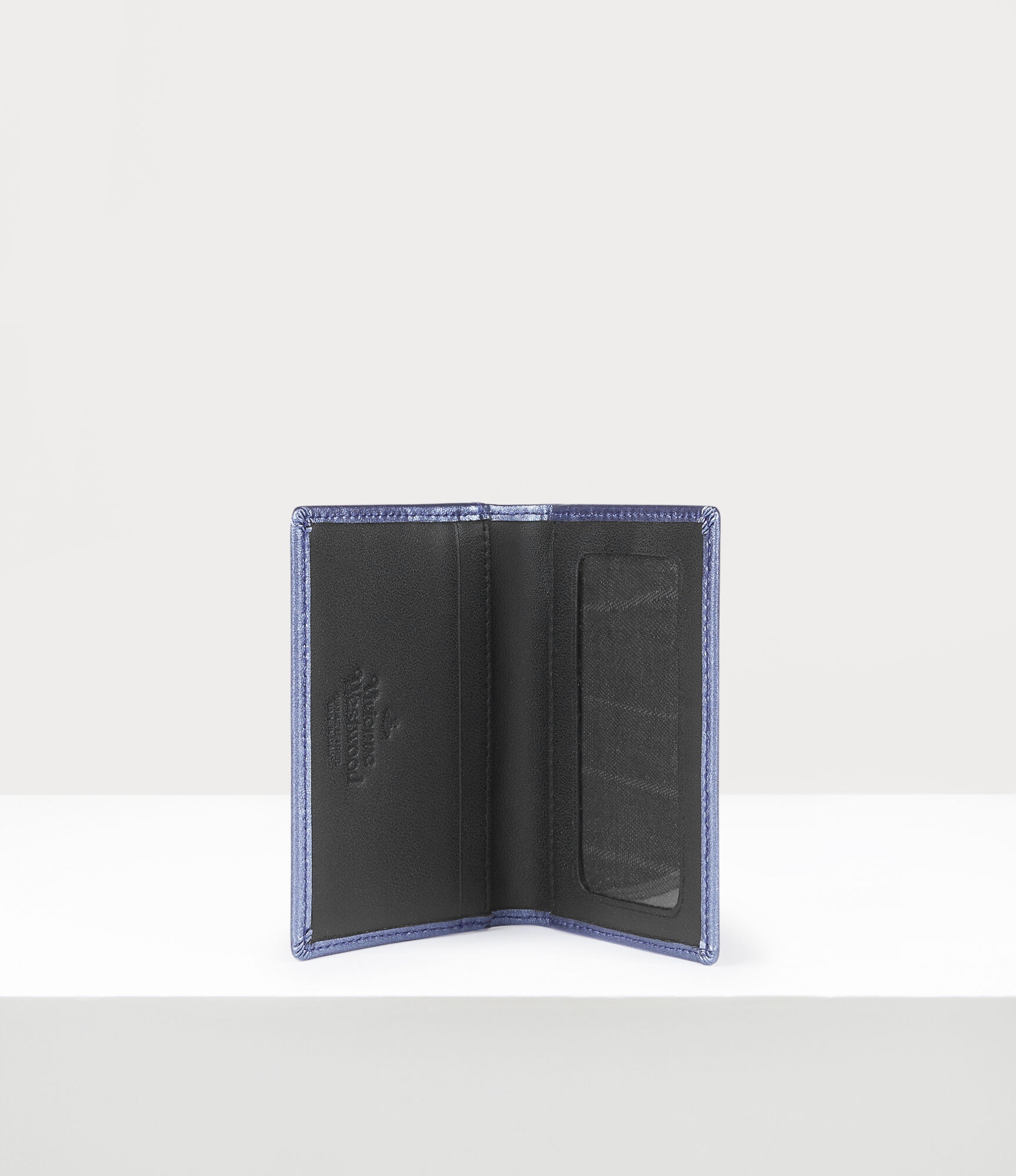 PEARLISED LEATHER CARD HOLDER - 3