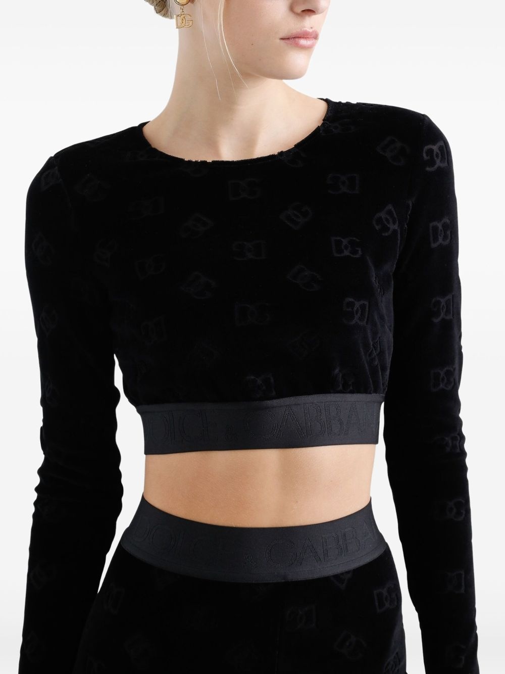 DG-jacquard sweatshirt - 5