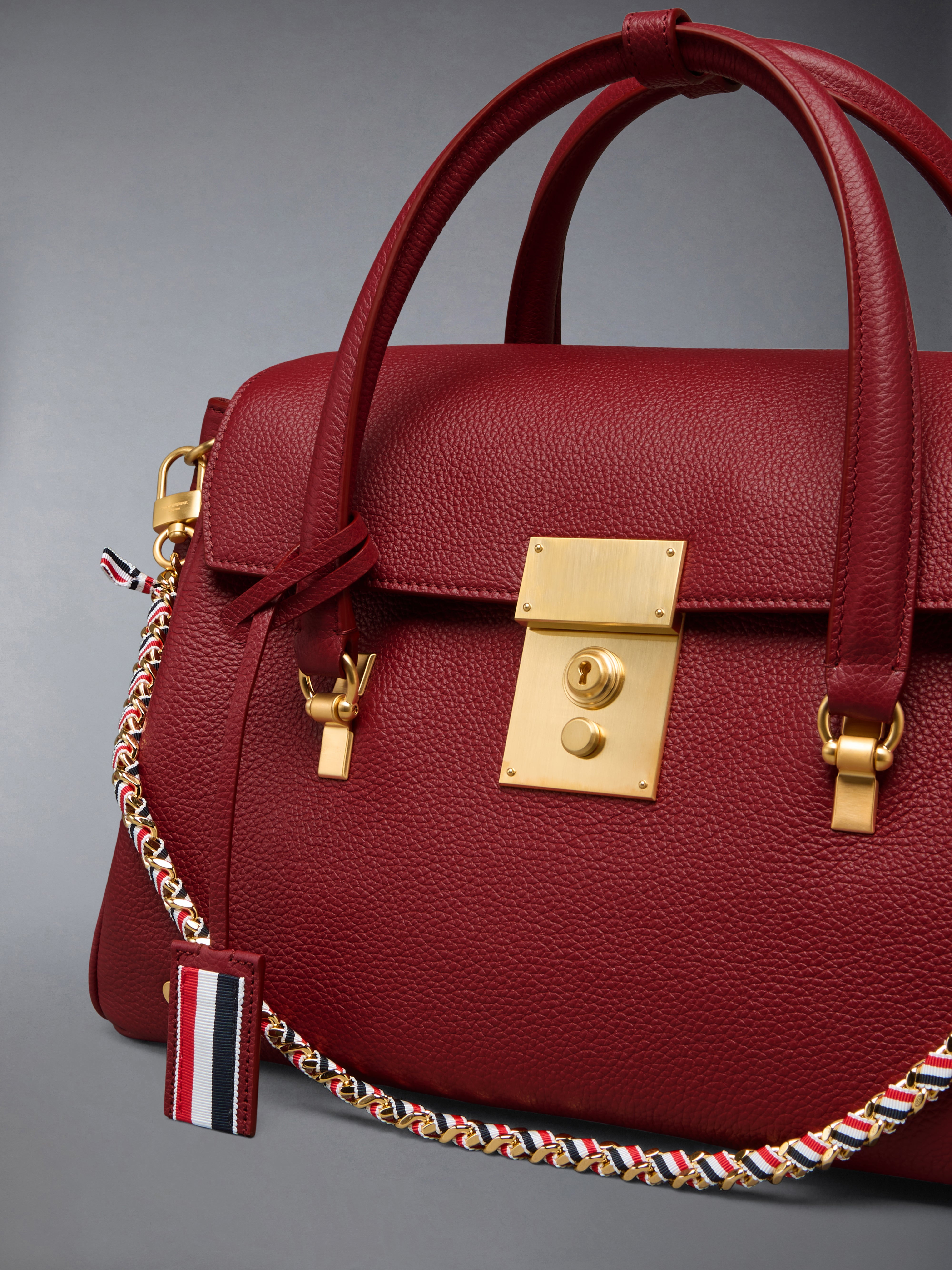 BOLTON BAG IN SOFT PEBBLE GRAIN LEATHER - 5