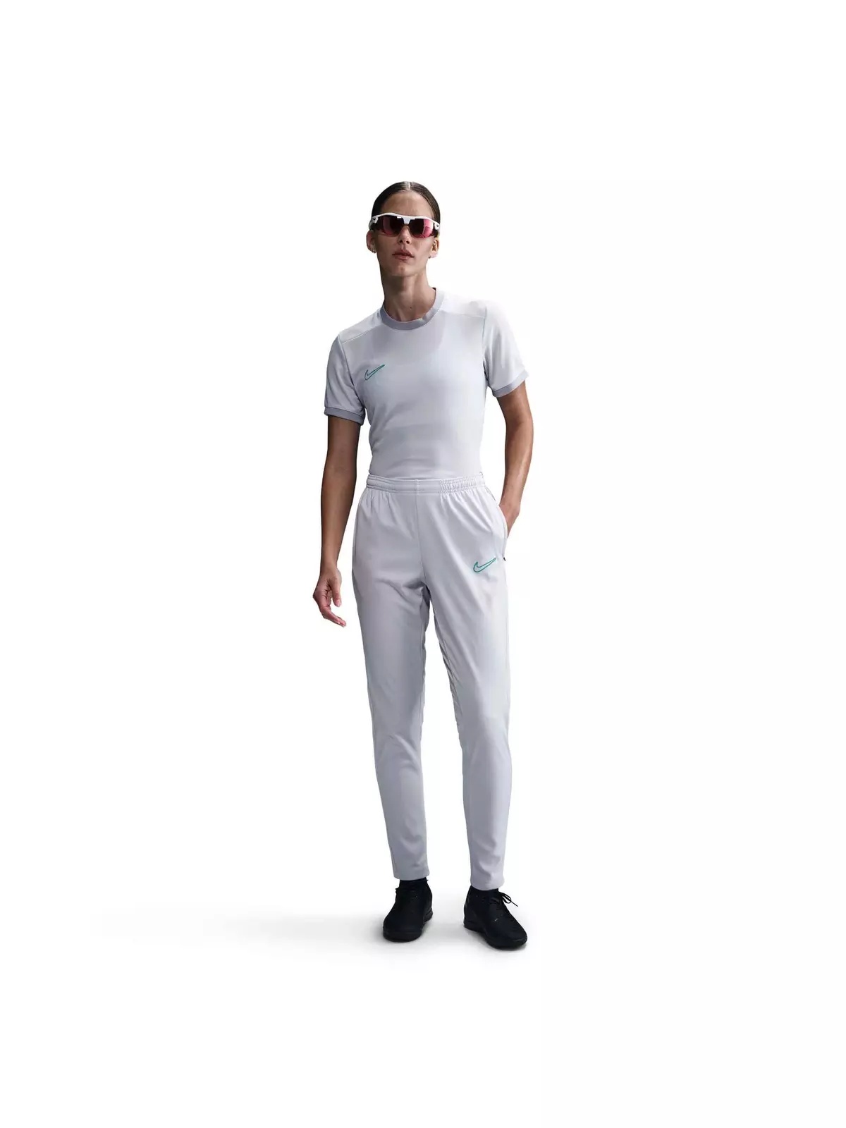 Women's Academy Dri-FIT Soccer Pants-White - 4