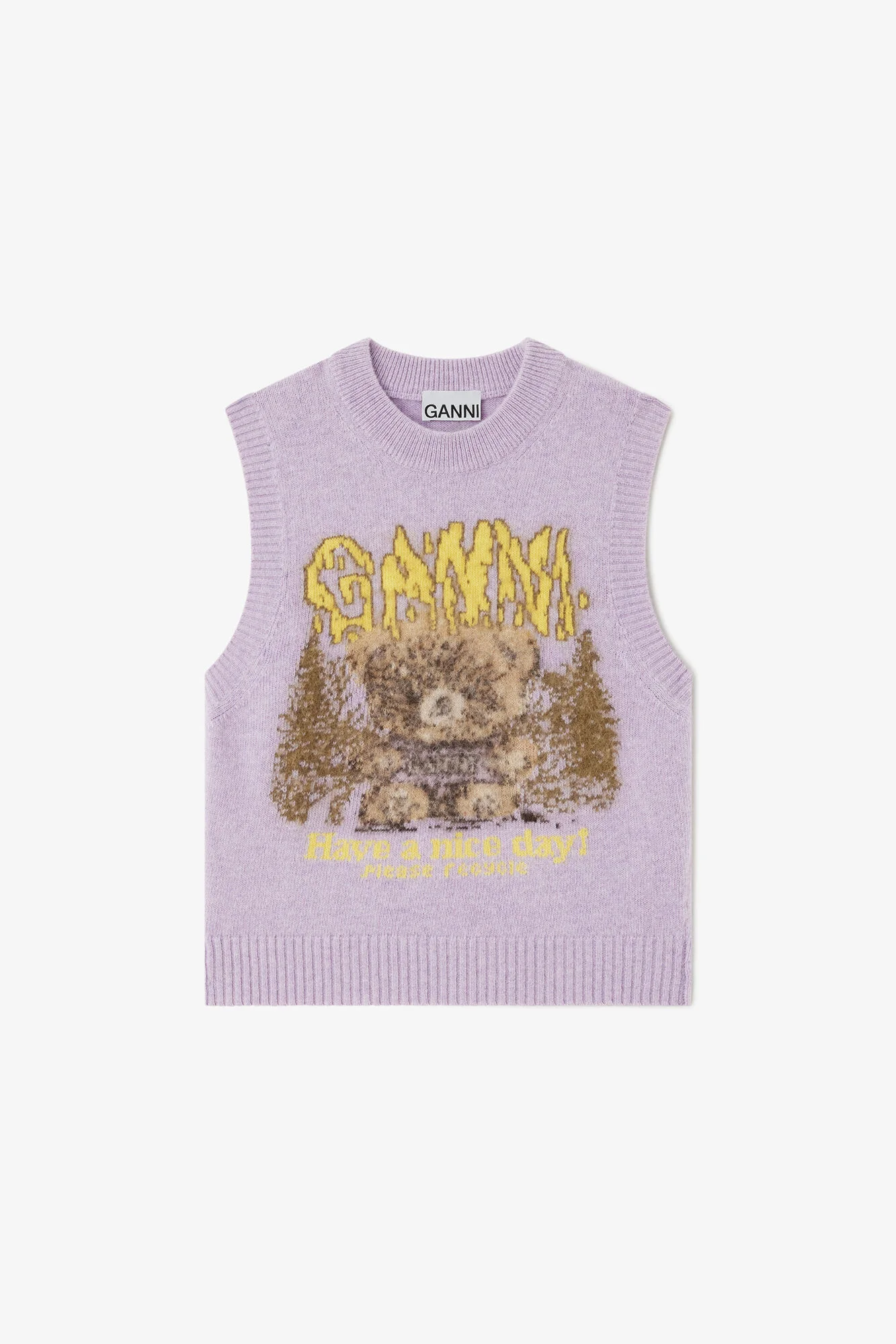 VEST WITH FOREST TEDDY - 1
