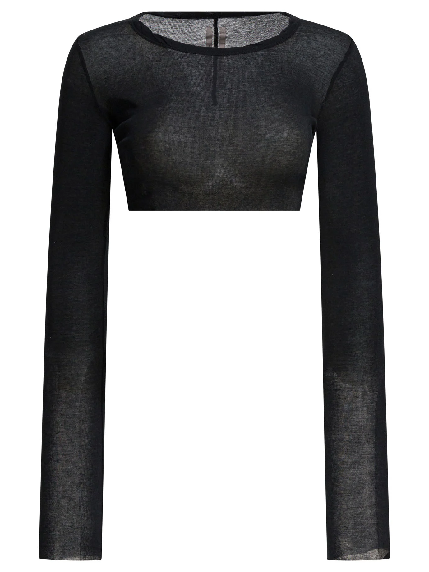 Rick Owens Long-sleeved Crop Top - 1