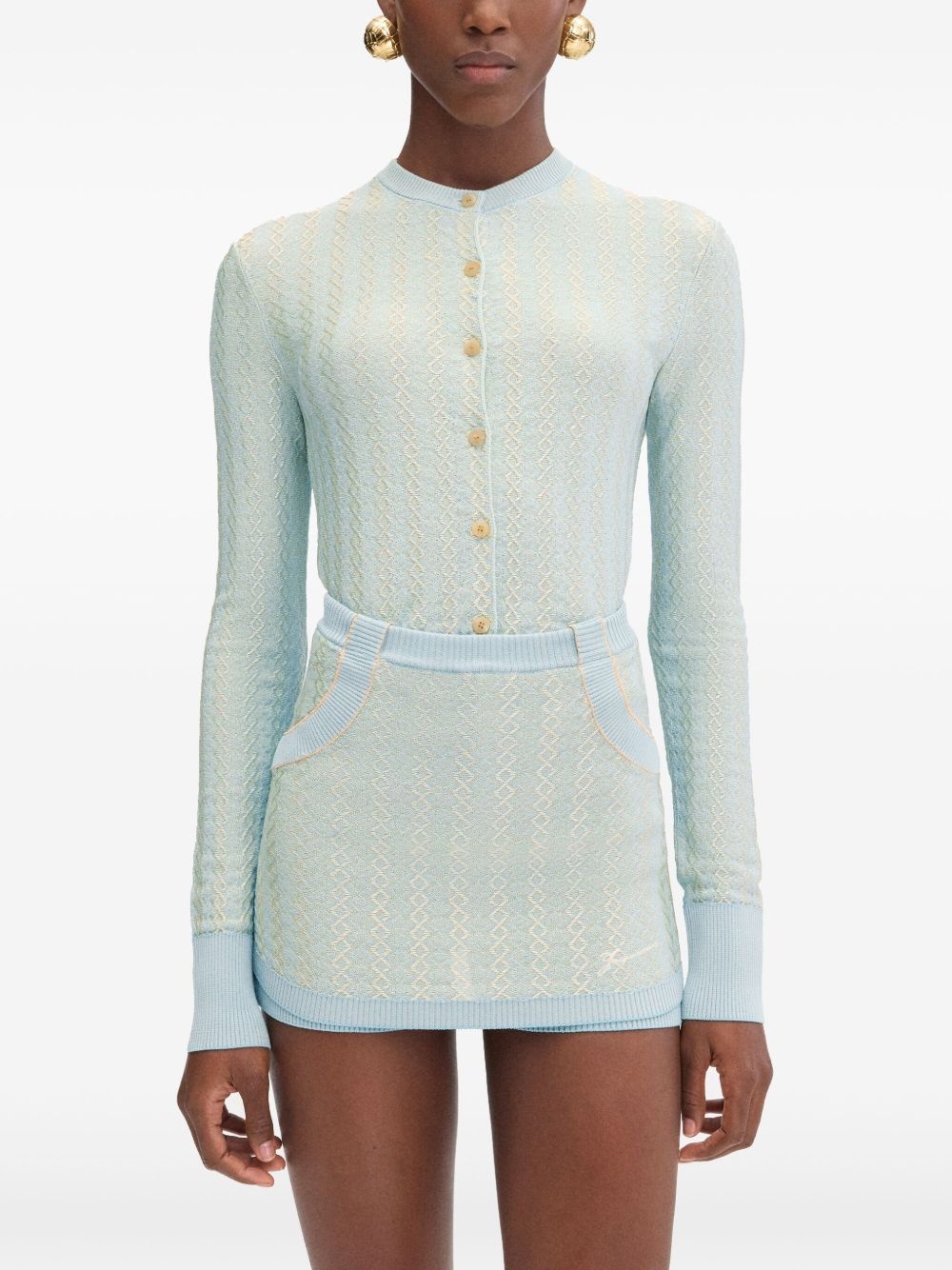 button-up cardigan - 5