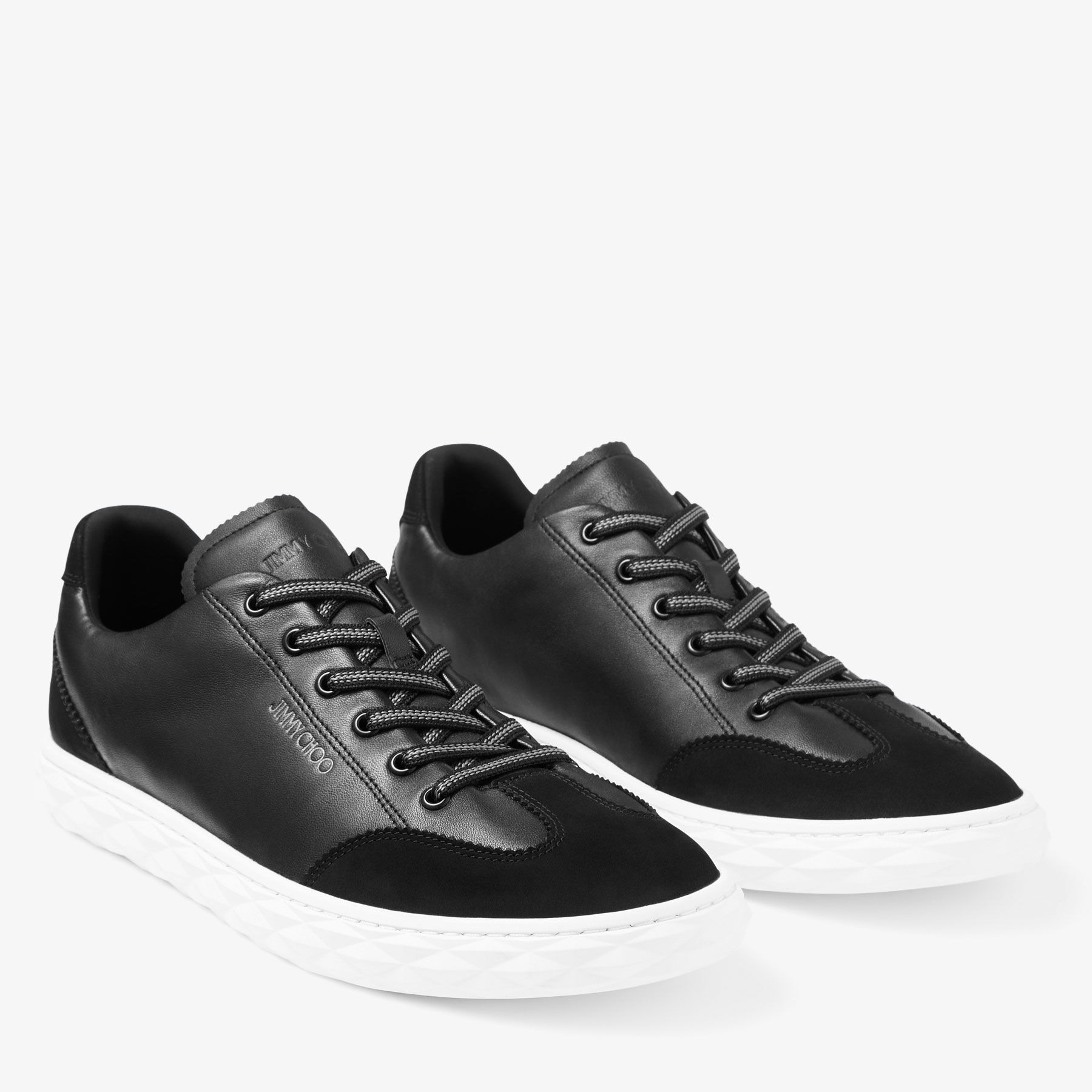 Diamond Light Flex/M
Black Leather Trainers - 2
