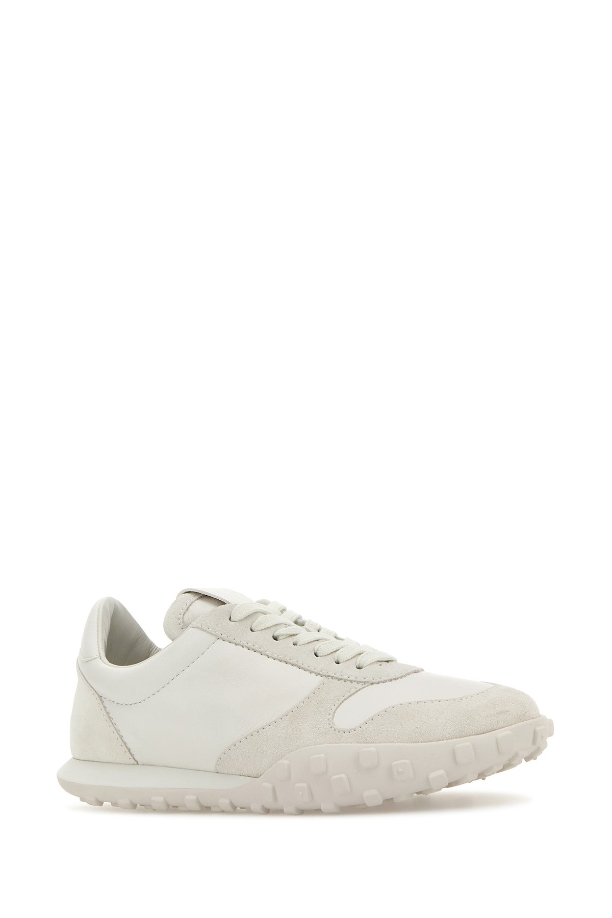 White leather and suede Moon sneakers - 2