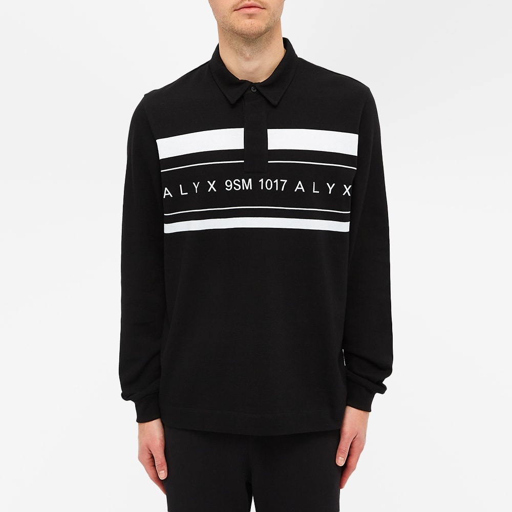 1017 ALYX 9SM Long Sleeve Logo Striped Polo - 5