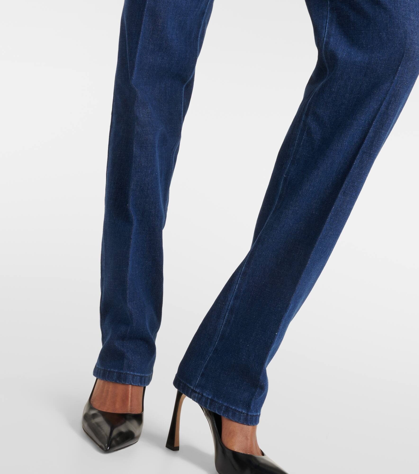 Maggie high-rise straight jeans - 5